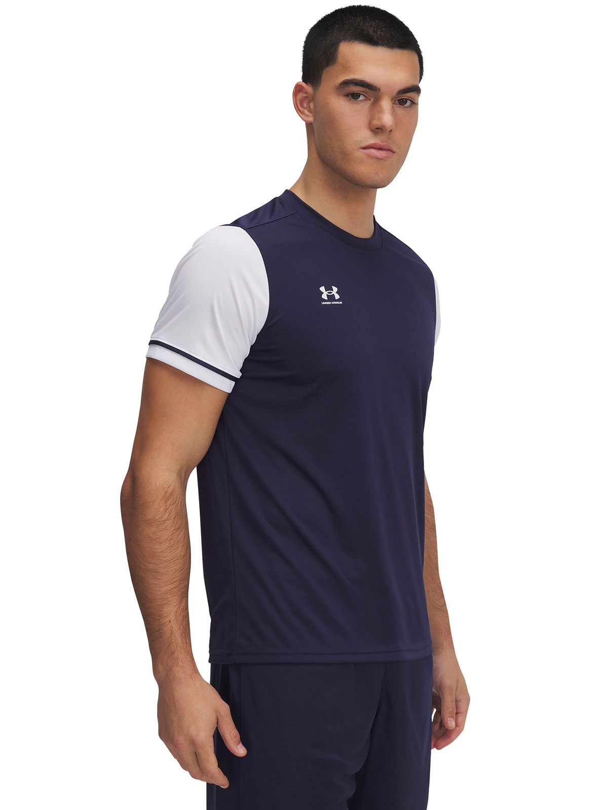 UNDER ARMOUR POLERA MANGA CORTA UA CHALLENGER AZUL MARINO PARA HOMBR