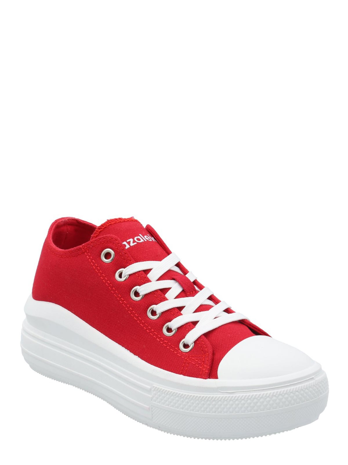 ZAPATILLA MUJER LONA ROJO AZALEIA - 1