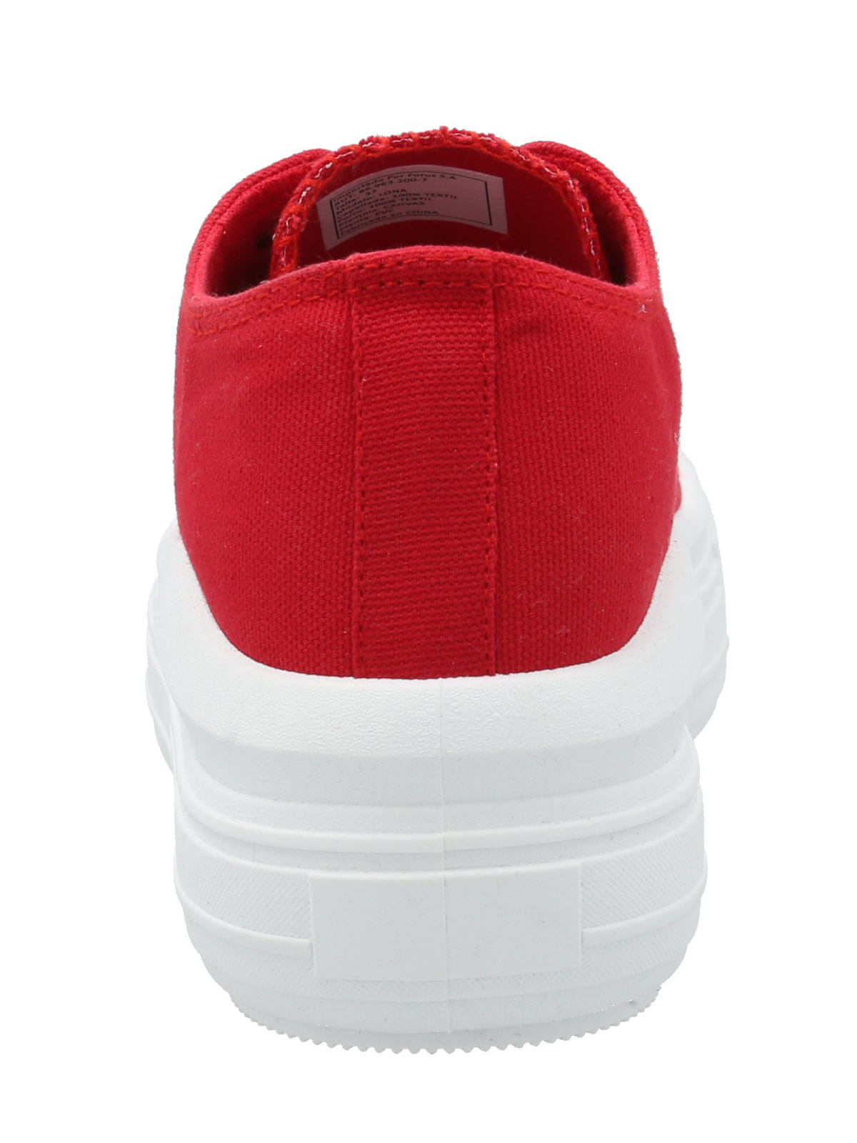 ZAPATILLA MUJER LONA ROJO AZALEIA - 7