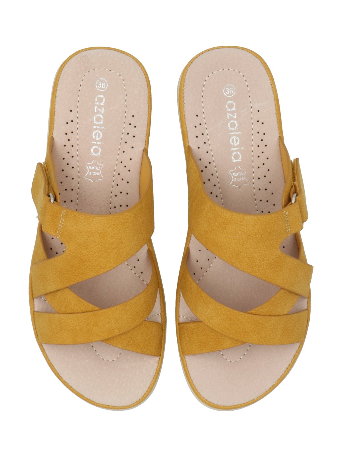 SANDALIA MUJER NOLITA MOSTAZA AZALEIA - 8