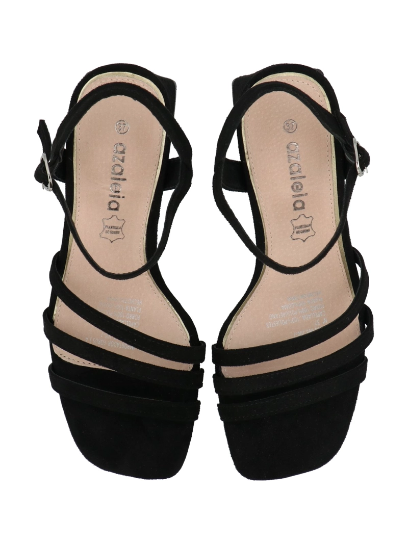 SANDALIA MUJER LIRON NEGRO AZALEIA - 9