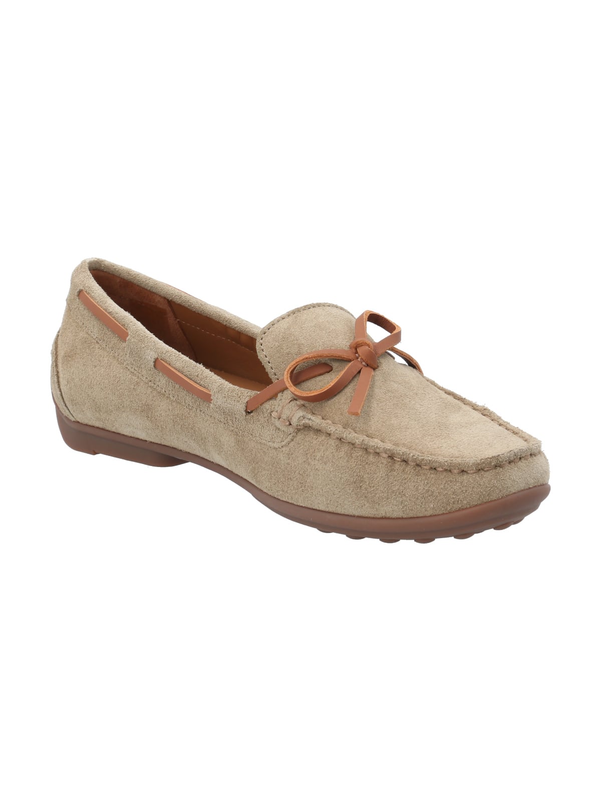 MOCASIN CUERO MUJER MENA GRIS ROCKFORD - 2