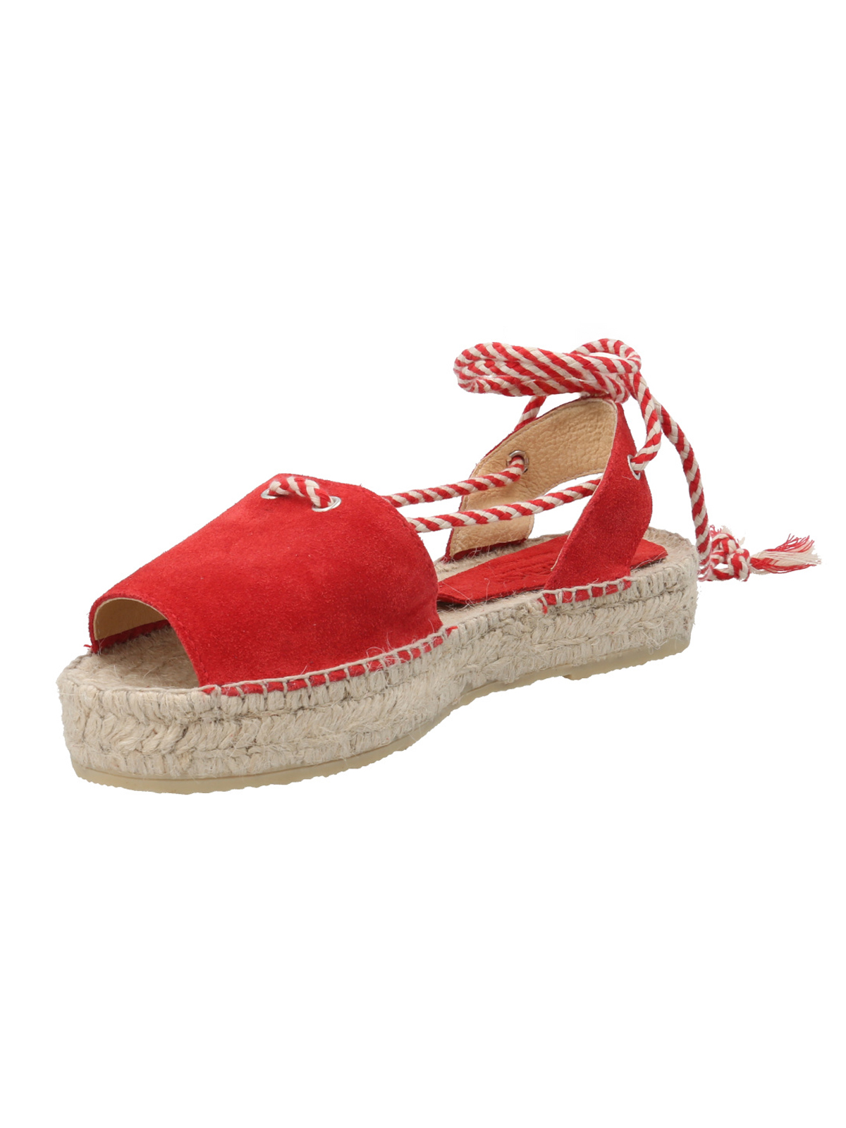 ALPARGATA CUERO MUJER IVY ROJO ROCKFORD - 5