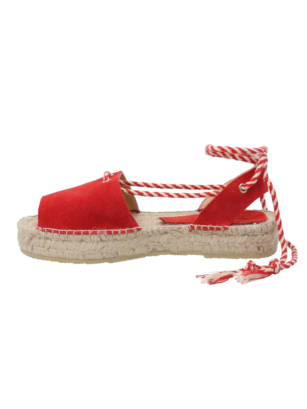 ALPARGATA CUERO MUJER IVY ROJO ROCKFORD - 6