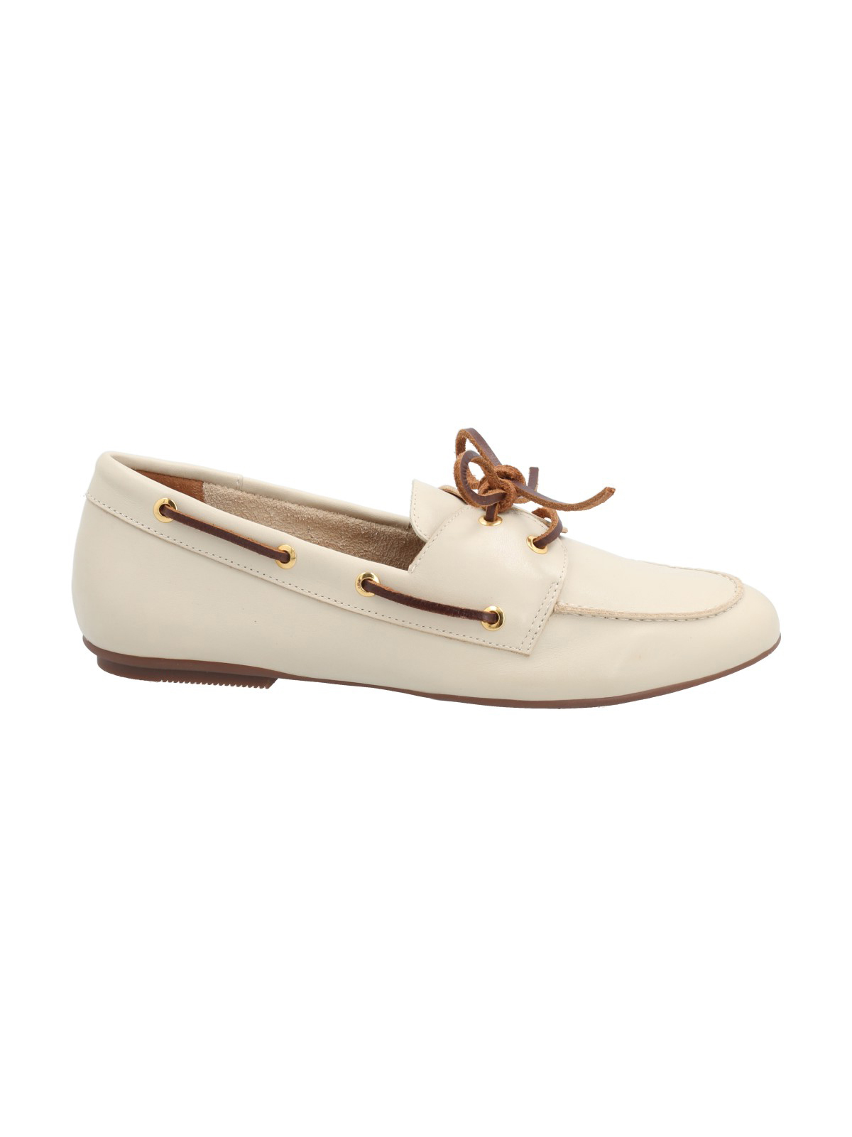MOCASIN CUERO MUJER ROBERTA BLANCO ROCKFORD - 1