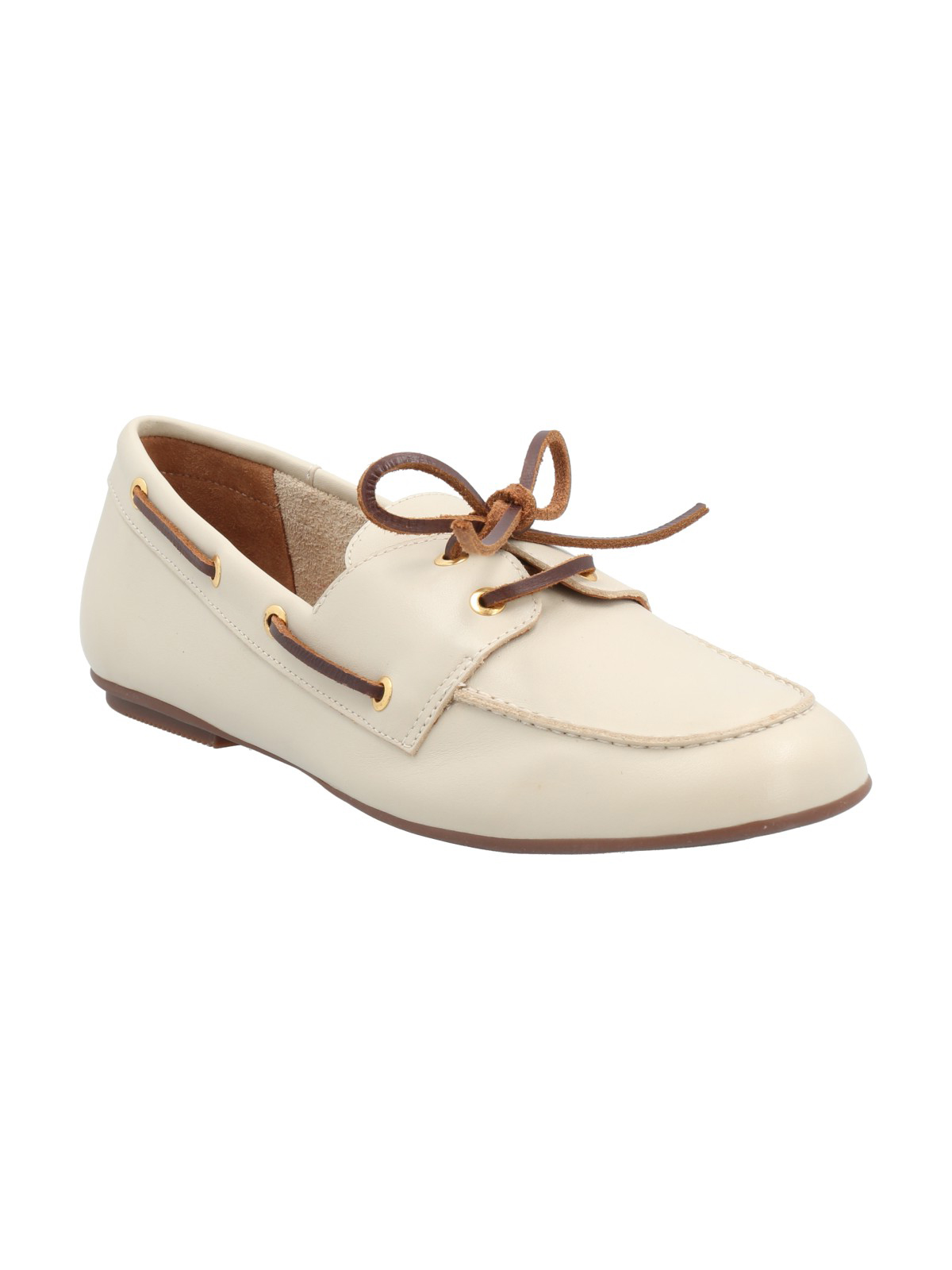 MOCASIN CUERO MUJER ROBERTA BLANCO ROCKFORD - 2