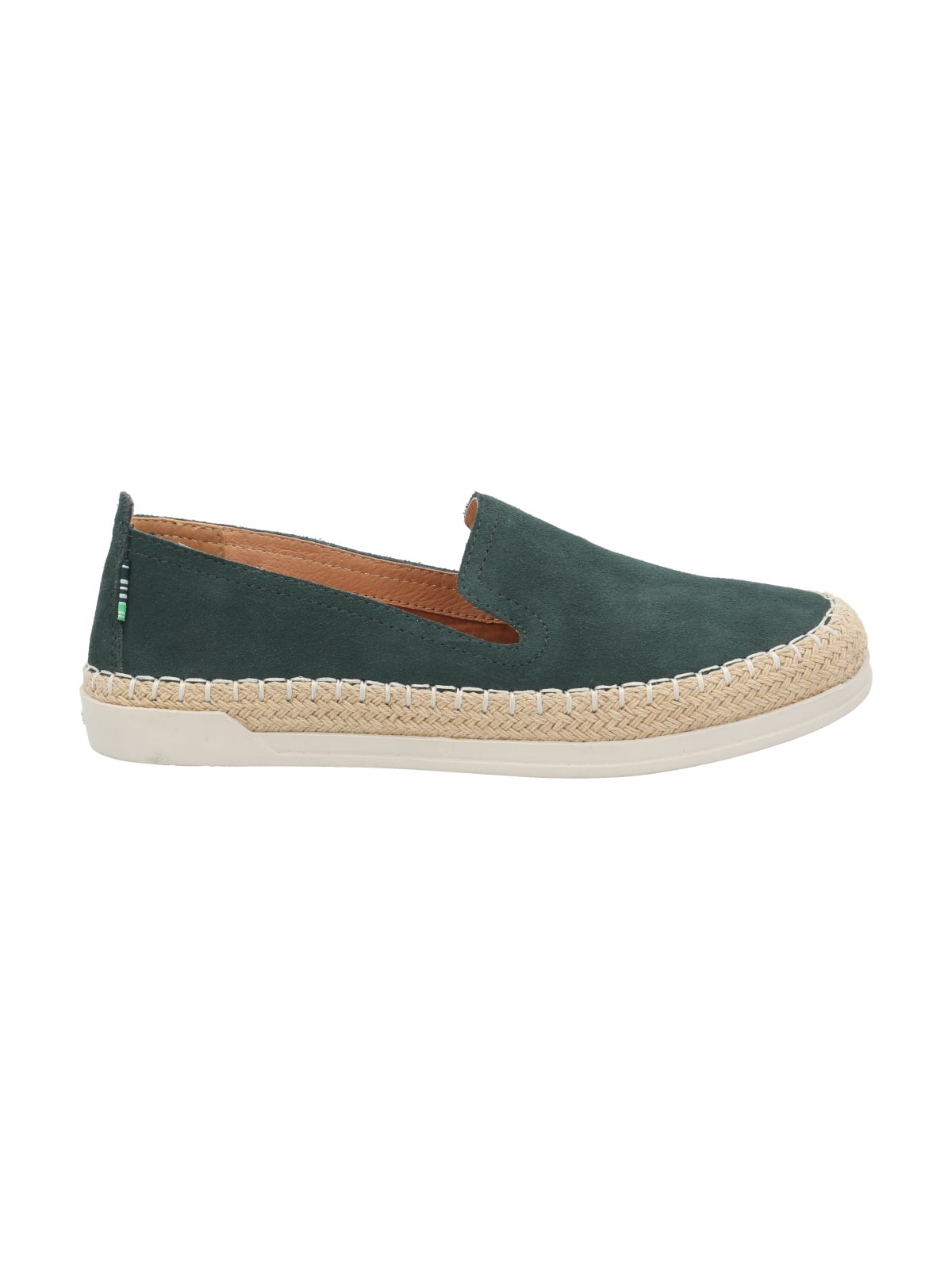 ALPARGATA CUERO MUJER AGAPANTO VERDE ROCKFORD - 1