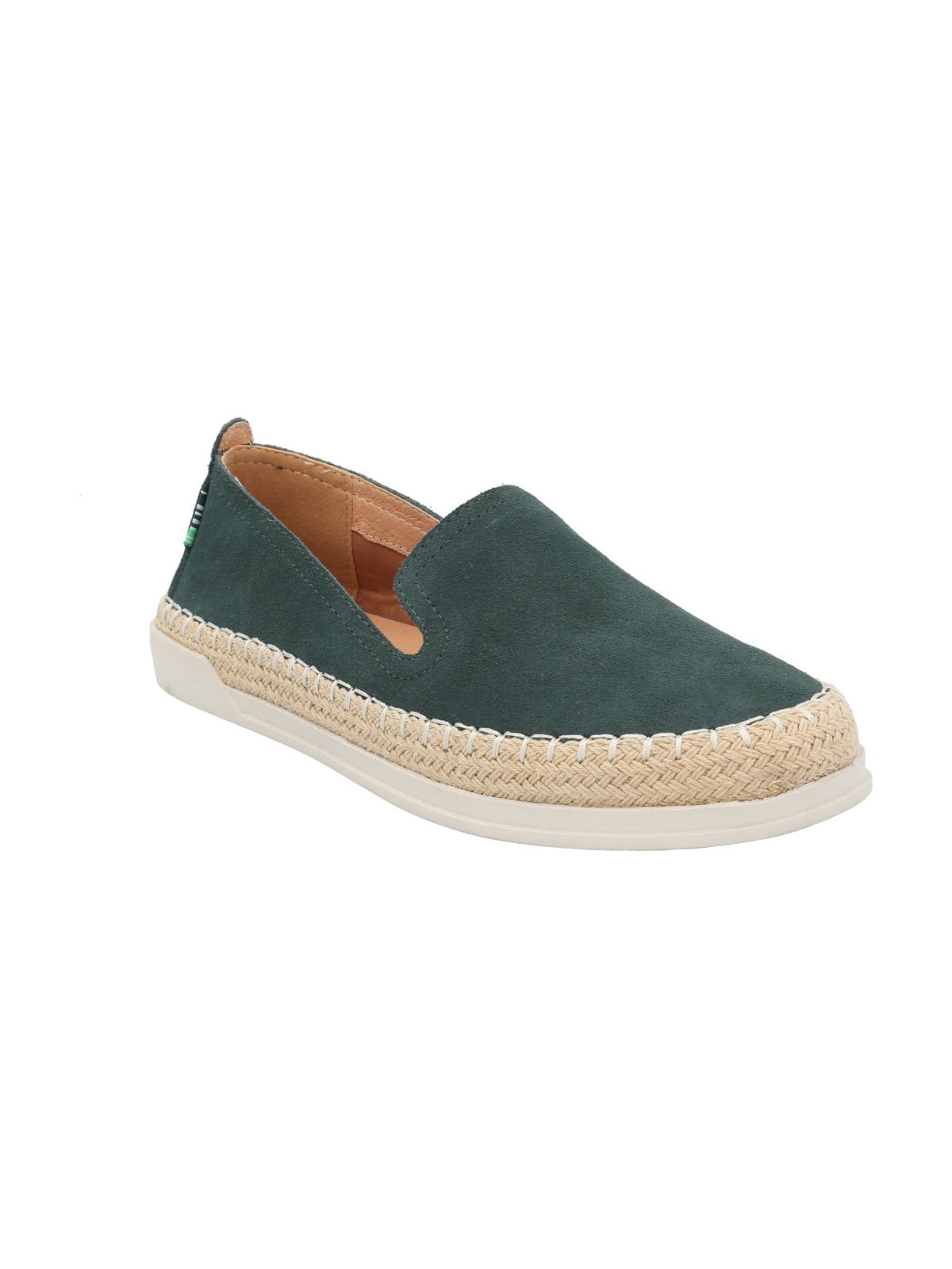 ALPARGATA CUERO MUJER AGAPANTO VERDE ROCKFORD - 2