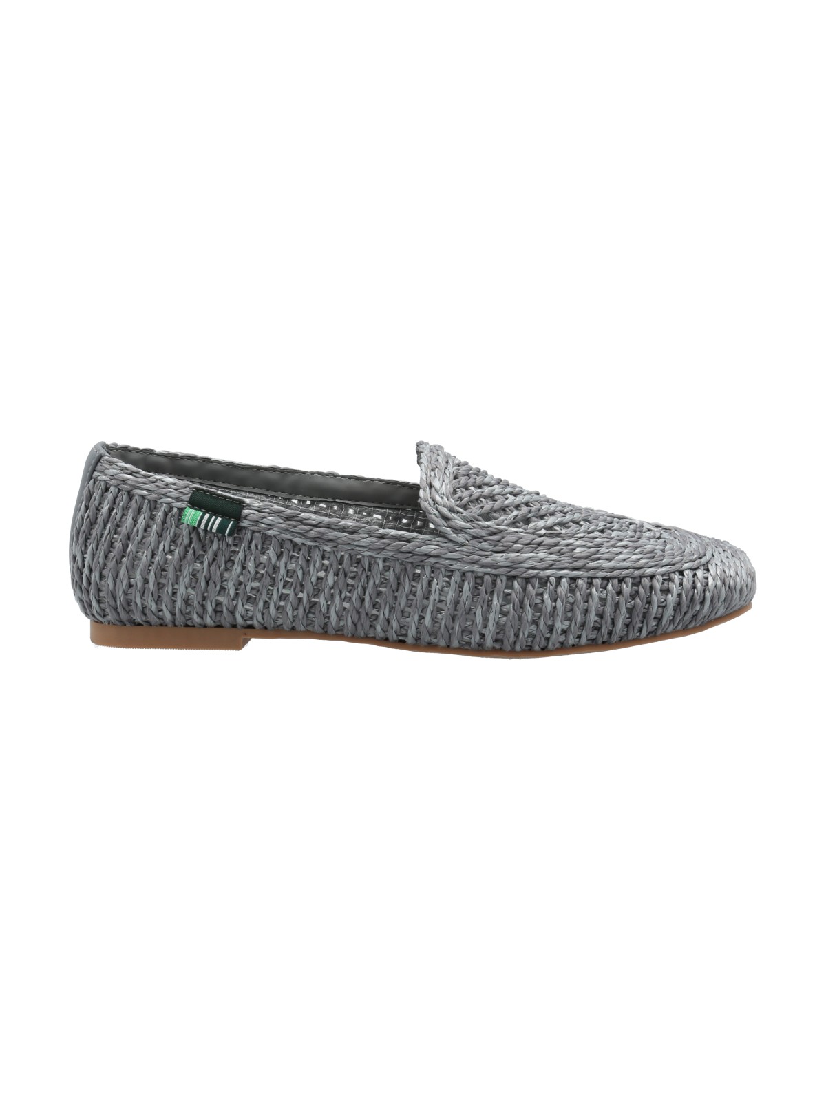 MOCASIN RAFIA MUJER RITA GRIS ROCKFORD - 1