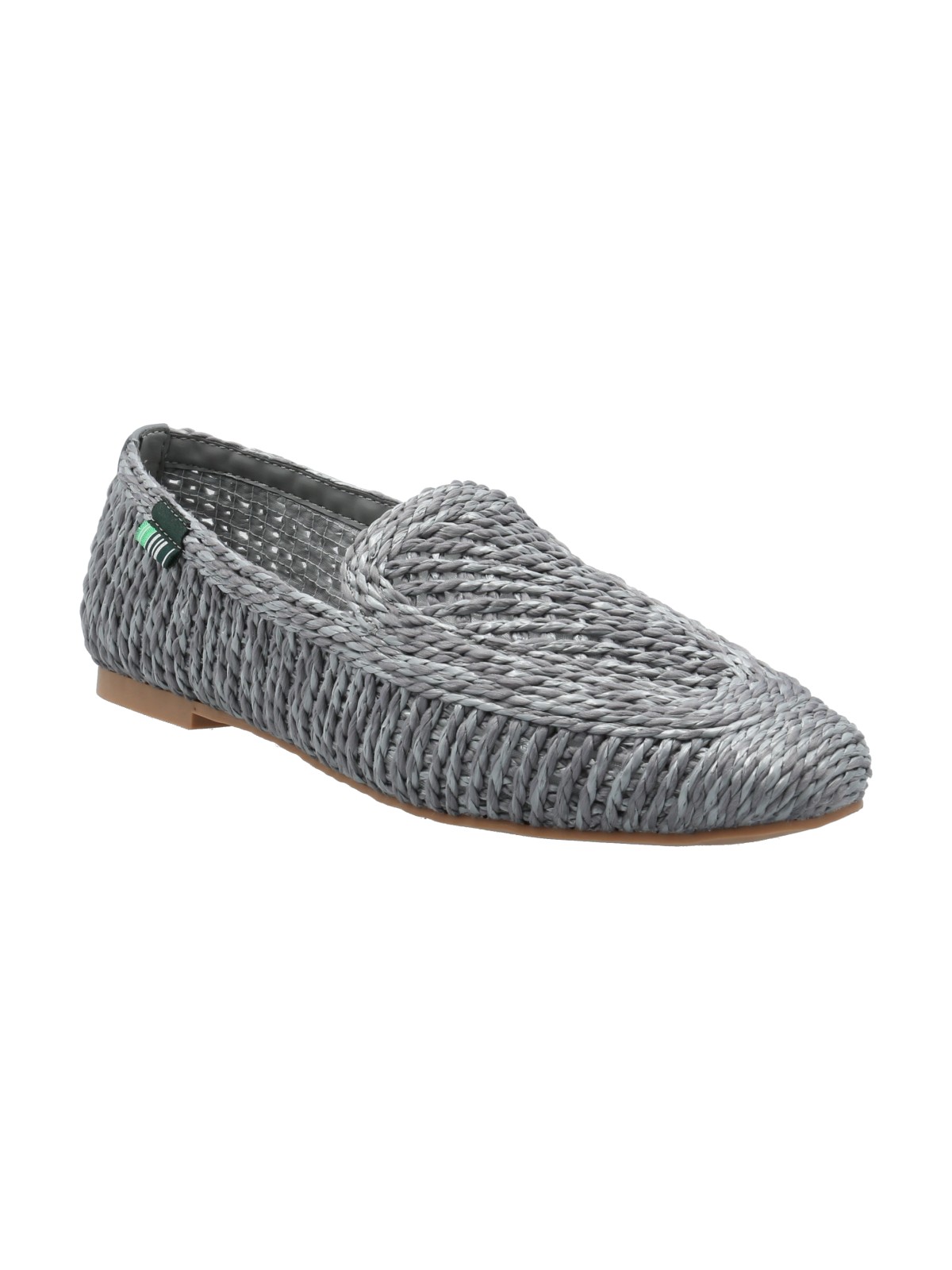 MOCASIN RAFIA MUJER RITA GRIS ROCKFORD - 2