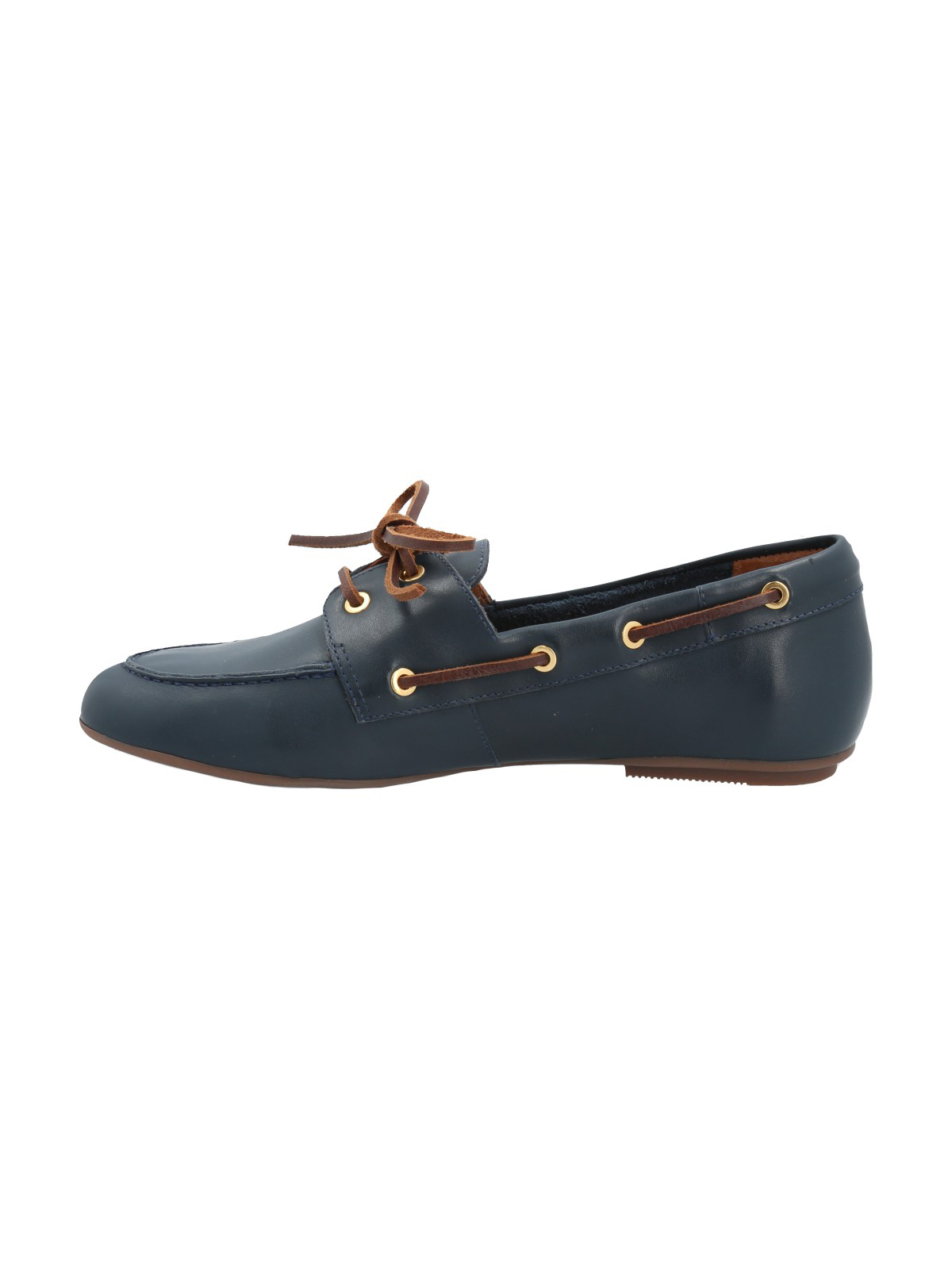 MOCASIN CUERO MUJER ROBERTA AZUL ROCKFORD - 6
