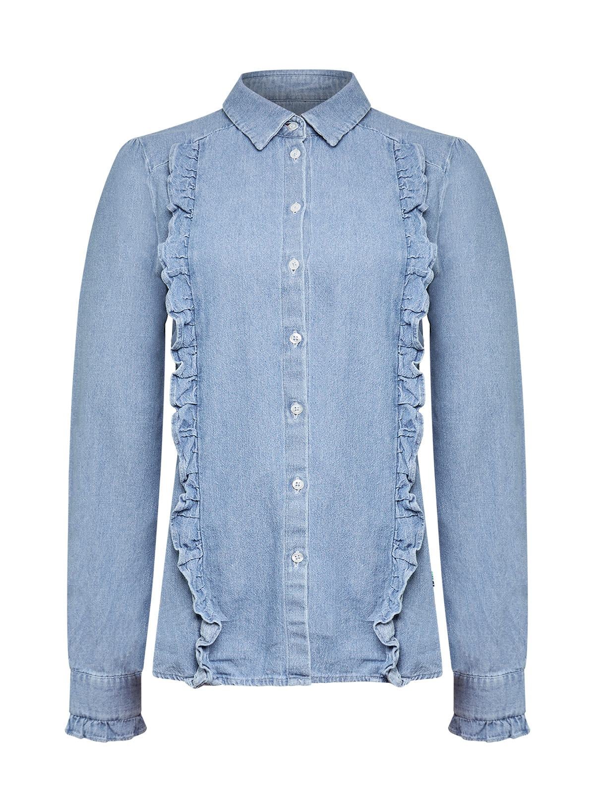 BLUSA ALGODON MUJER DINAM AZUL ROCKFORD - 1