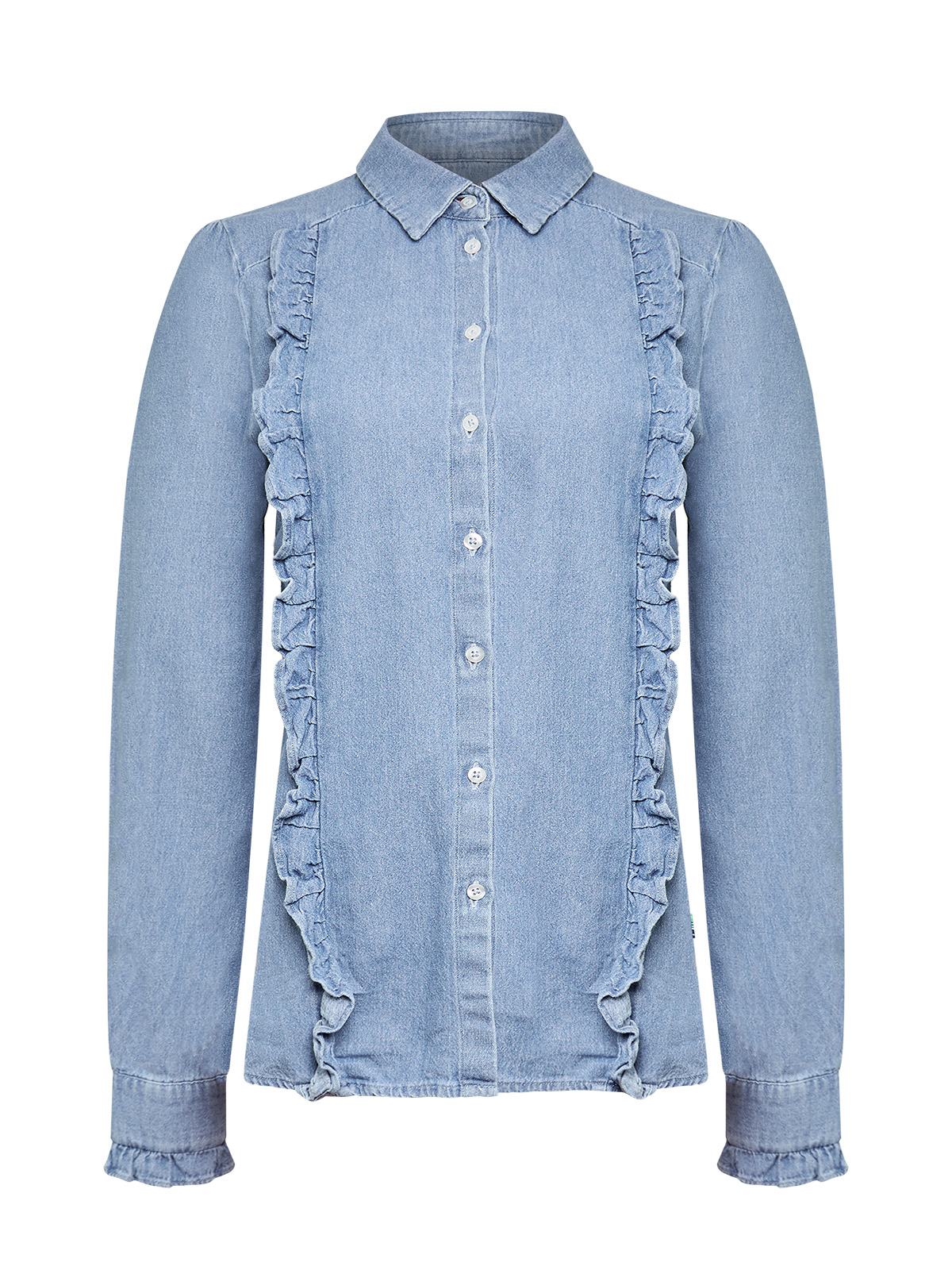 BLUSA ALGODON MUJER DINAM AZUL ROCKFORD - 1