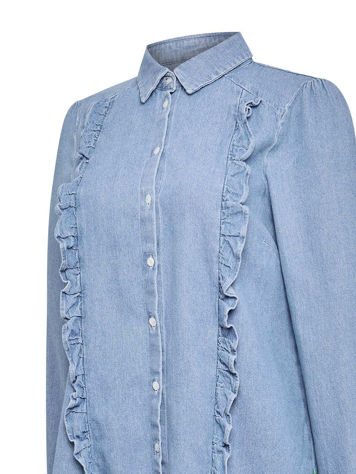 BLUSA ALGODON MUJER DINAM AZUL ROCKFORD - 3
