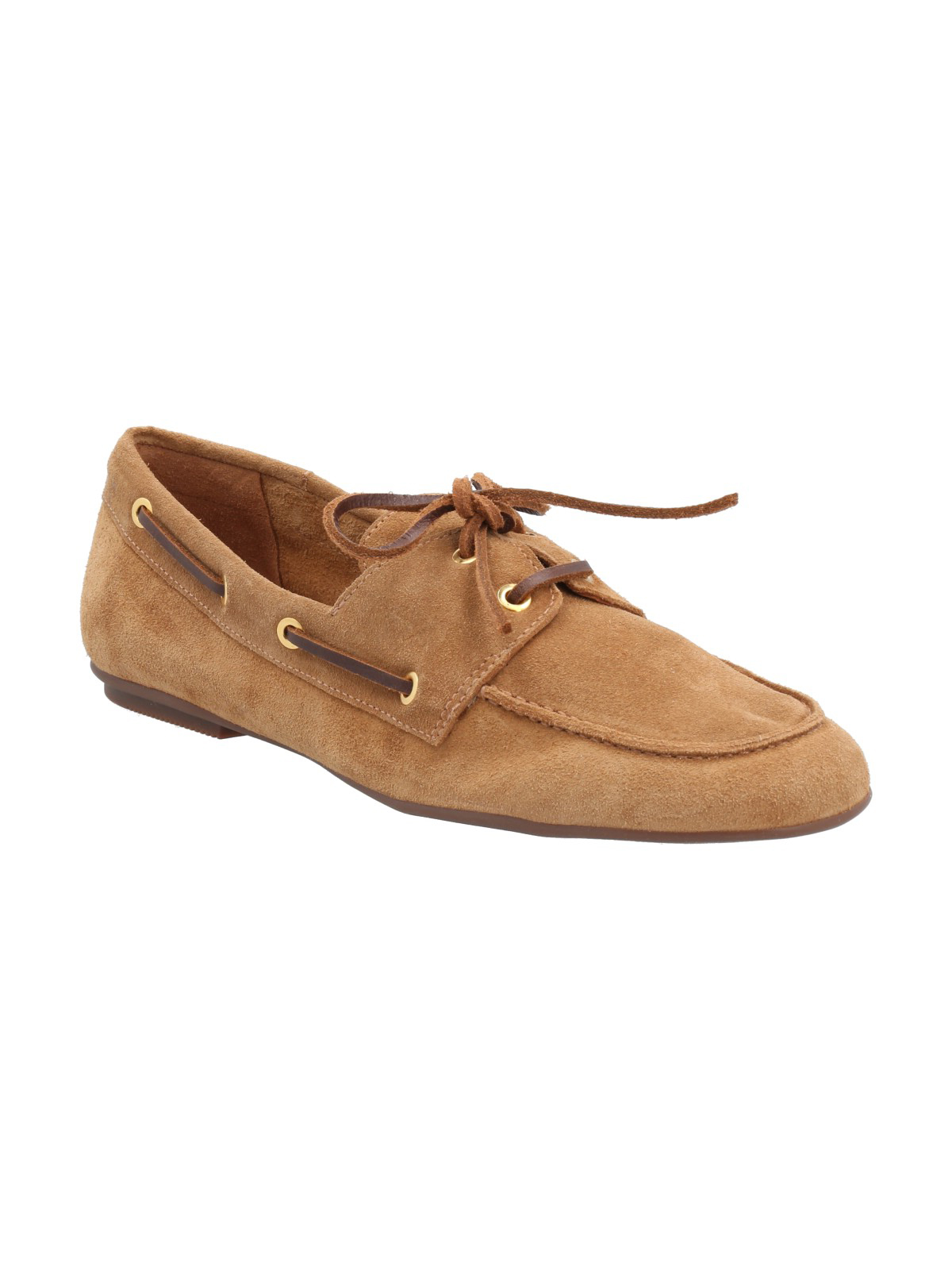 MOCASIN CUERO MUJER ROBERTA CAFE  CLARO ROCKFORD - 2