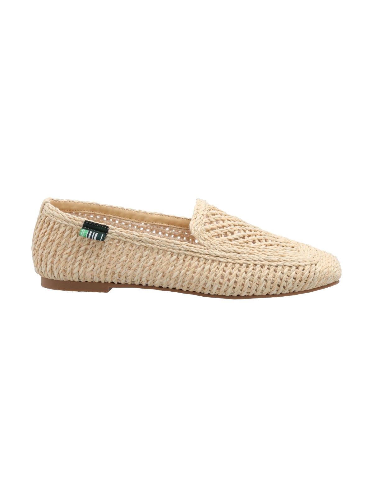 MOCASIN RAFIA MUJER RITA CREMA ROCKFORD - 1
