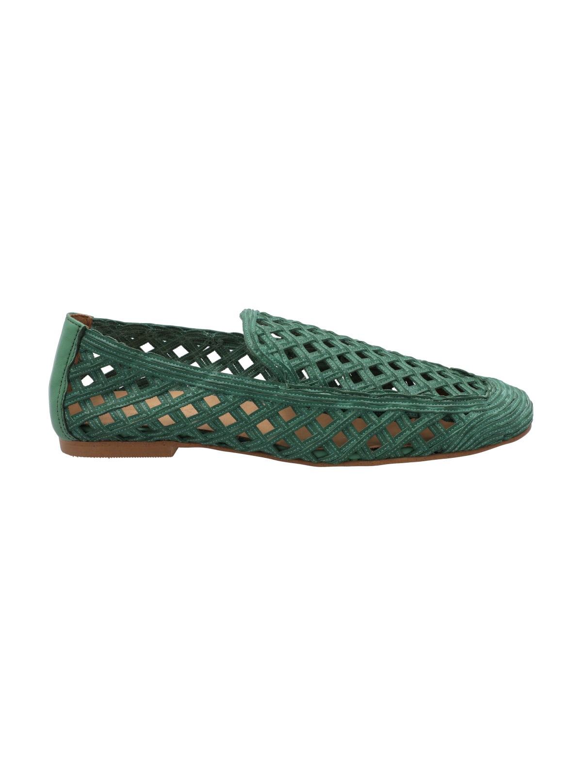 MOCASIN RAFIA MUJER MINGA VERDE ROCKFORD - 1