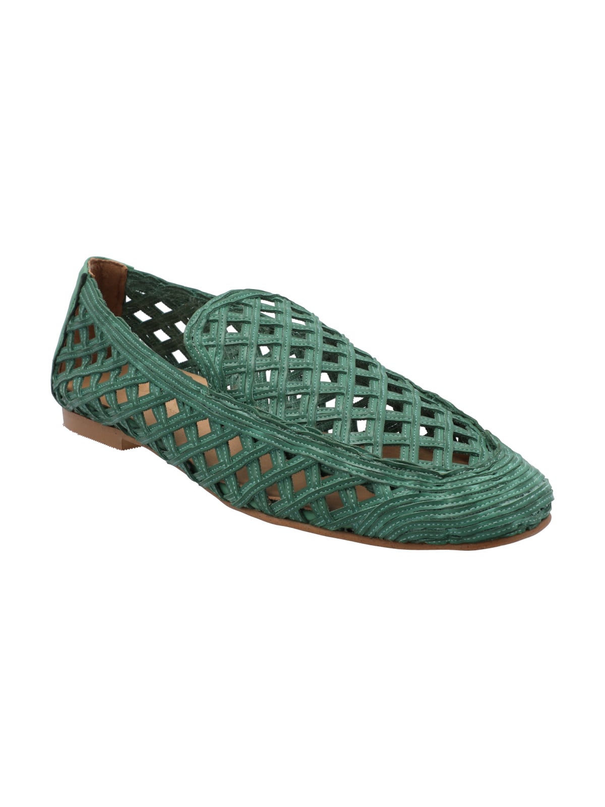 MOCASIN RAFIA MUJER MINGA VERDE ROCKFORD - 2