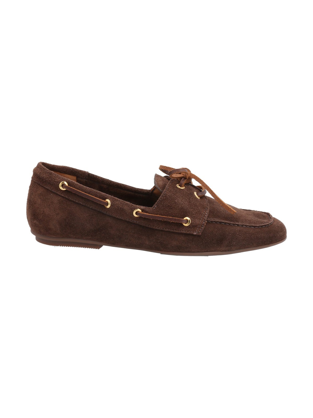 MOCASIN CUERO MUJER ROBERTA CHOCOLATE ROCKFORD - 1