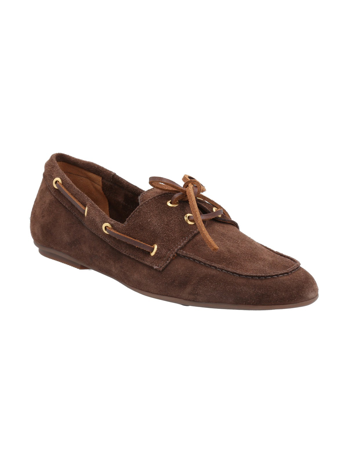 MOCASIN CUERO MUJER ROBERTA CHOCOLATE ROCKFORD - 2