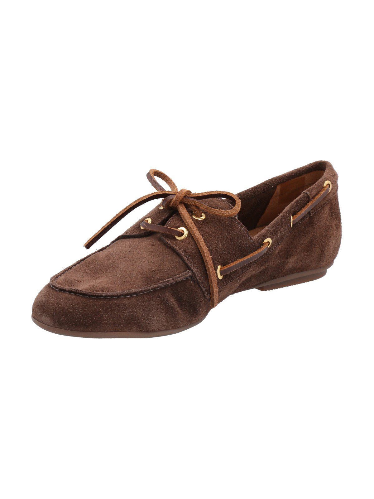 MOCASIN CUERO MUJER ROBERTA CHOCOLATE ROCKFORD - 5
