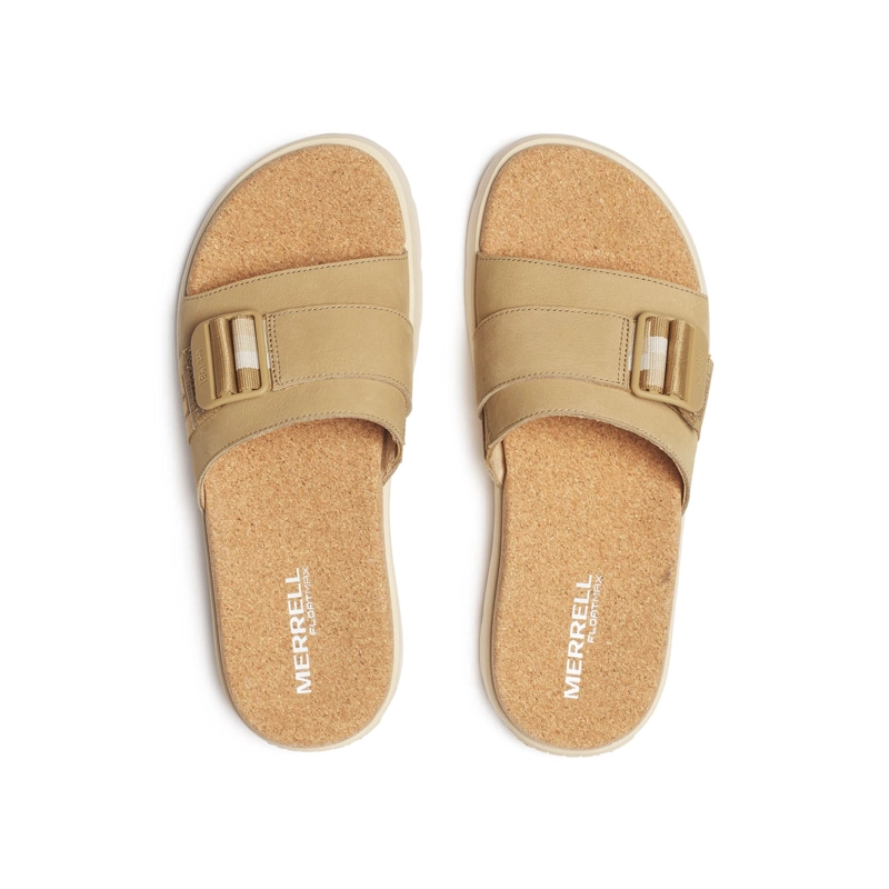 SANDALIA MUJER FLEUR SLIDE BEIGE MERRELL - 4