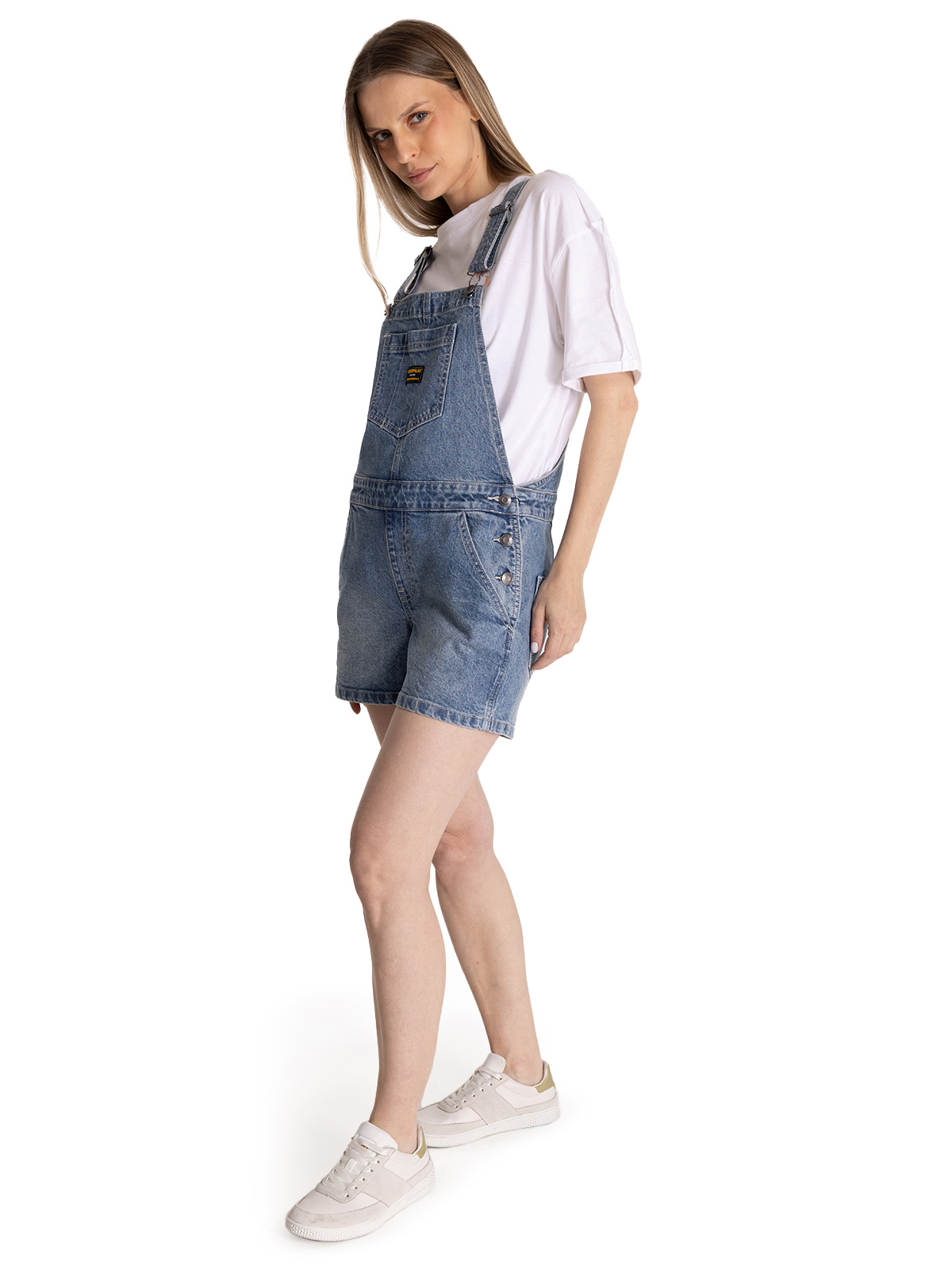 JARDINERA DENIM MUJER HERITAGE AZUL CAT - 2