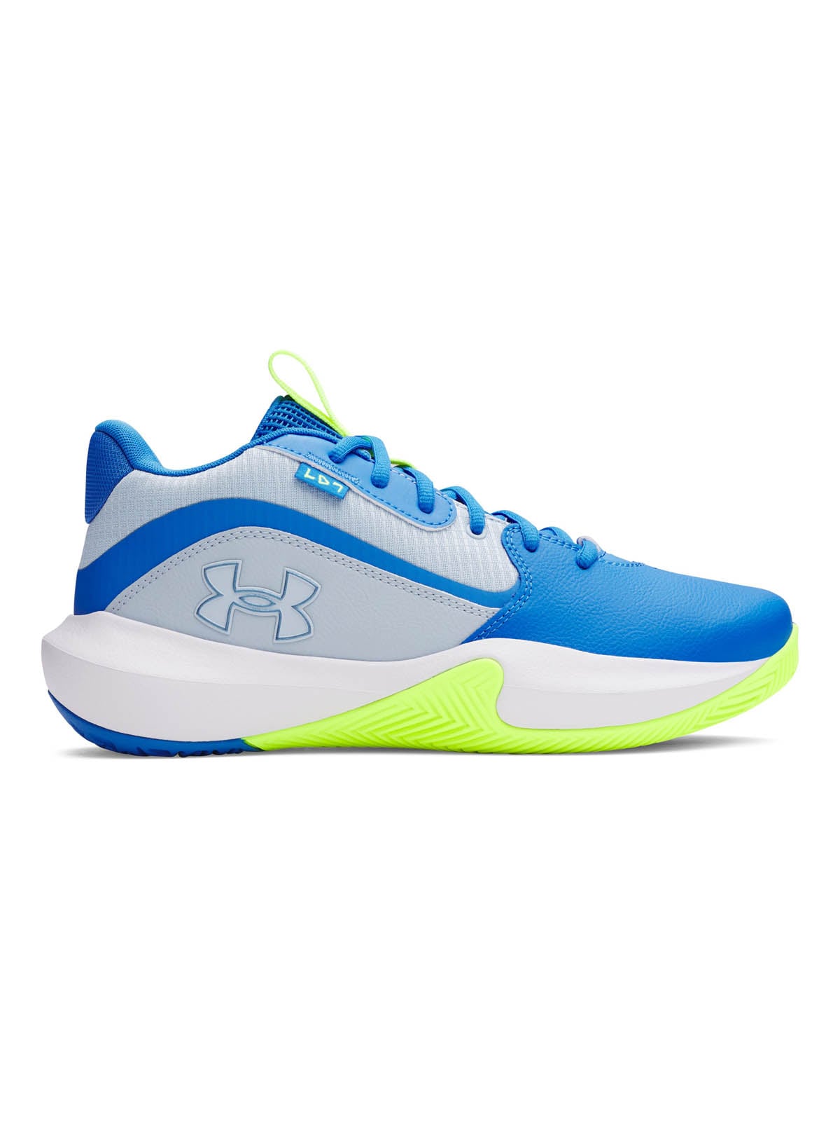 413。 ZAPATILLA BASKET UNISEX LOCKDOWN 7 AZUL UA