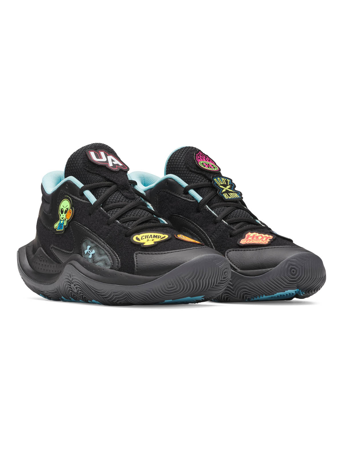 ZAPATILLA BASKET NIÑOS UNISEX JET '25 VC NEGRO UA - 4
