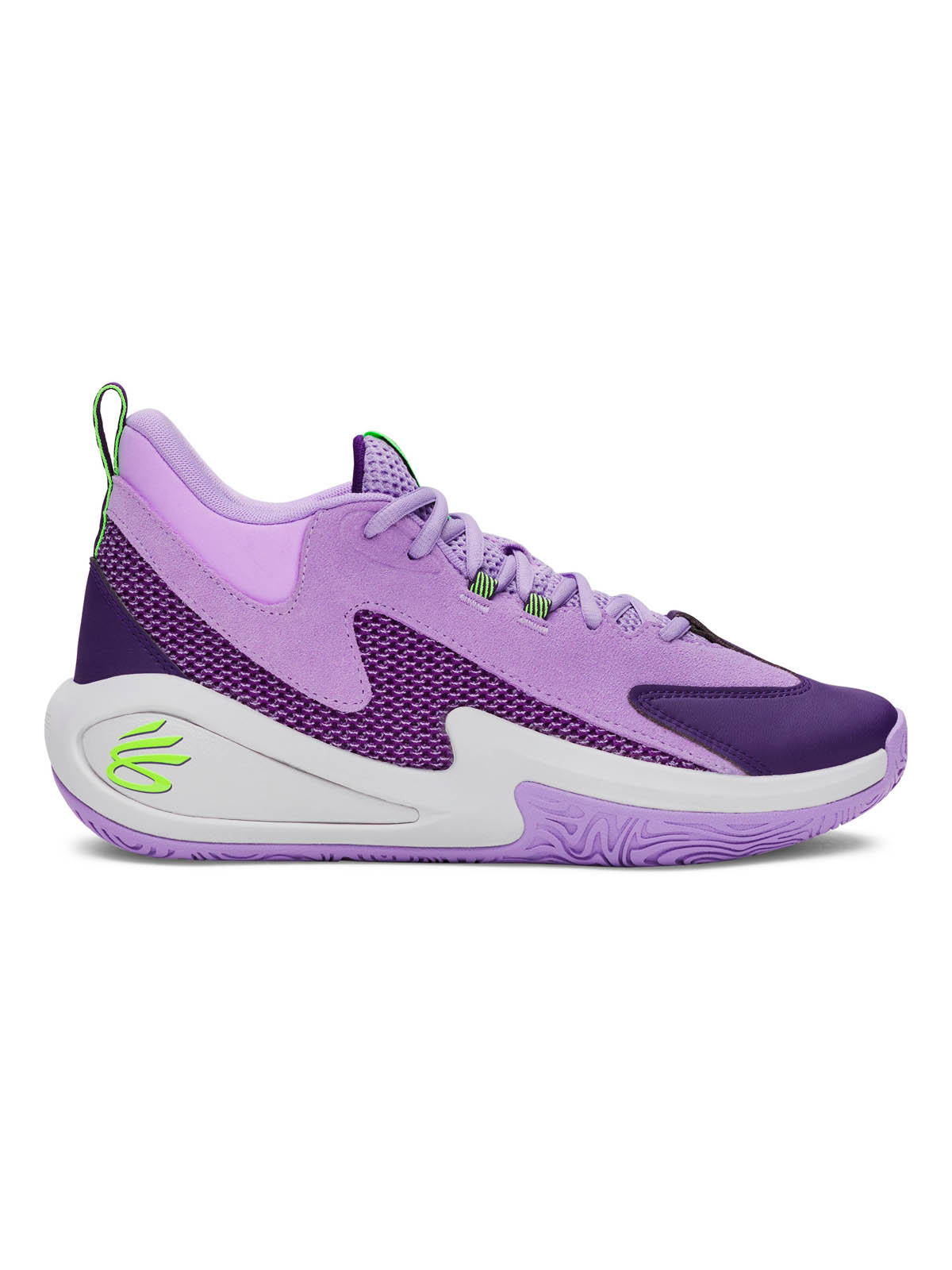 ZAPATILLA BASKET UNISEX CURRY 3Z 25 MORADO UA - 1