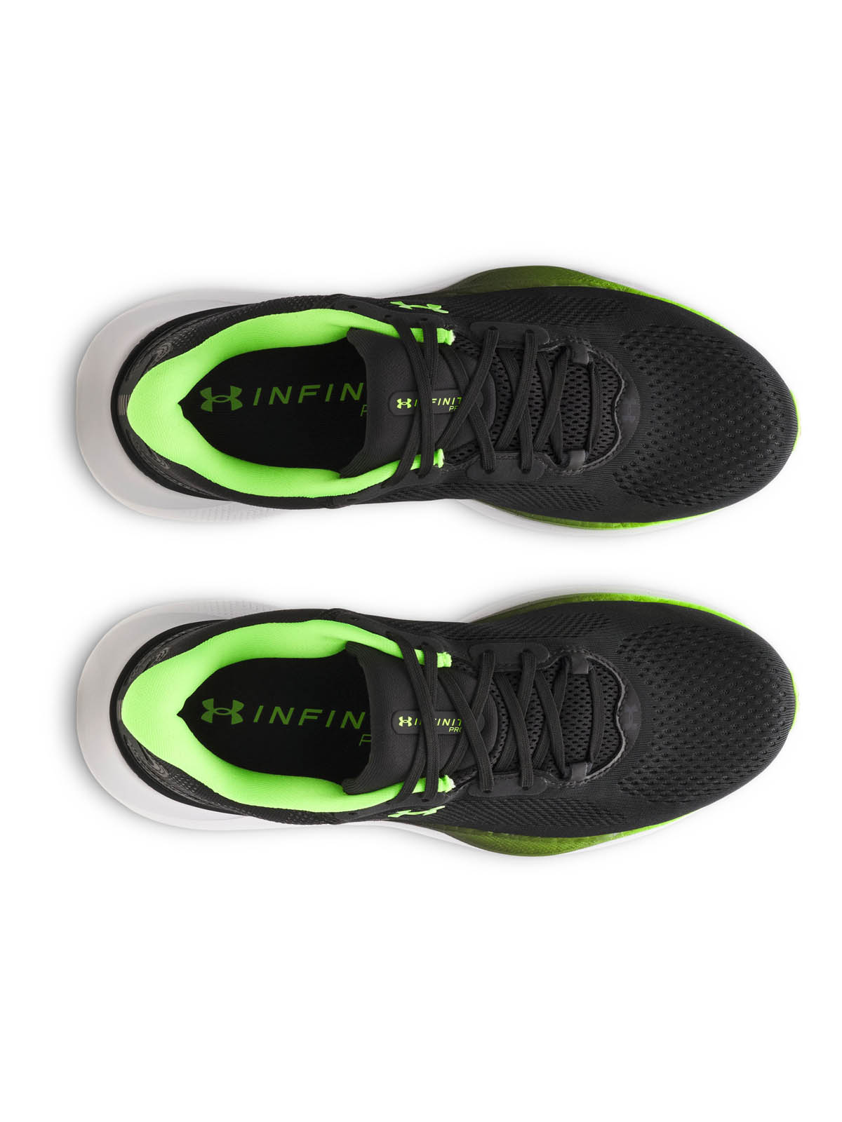 ZAPATILA RUNNING HOMBRE INFINITE PRO 2 NEGRO/VERDE UA - 5