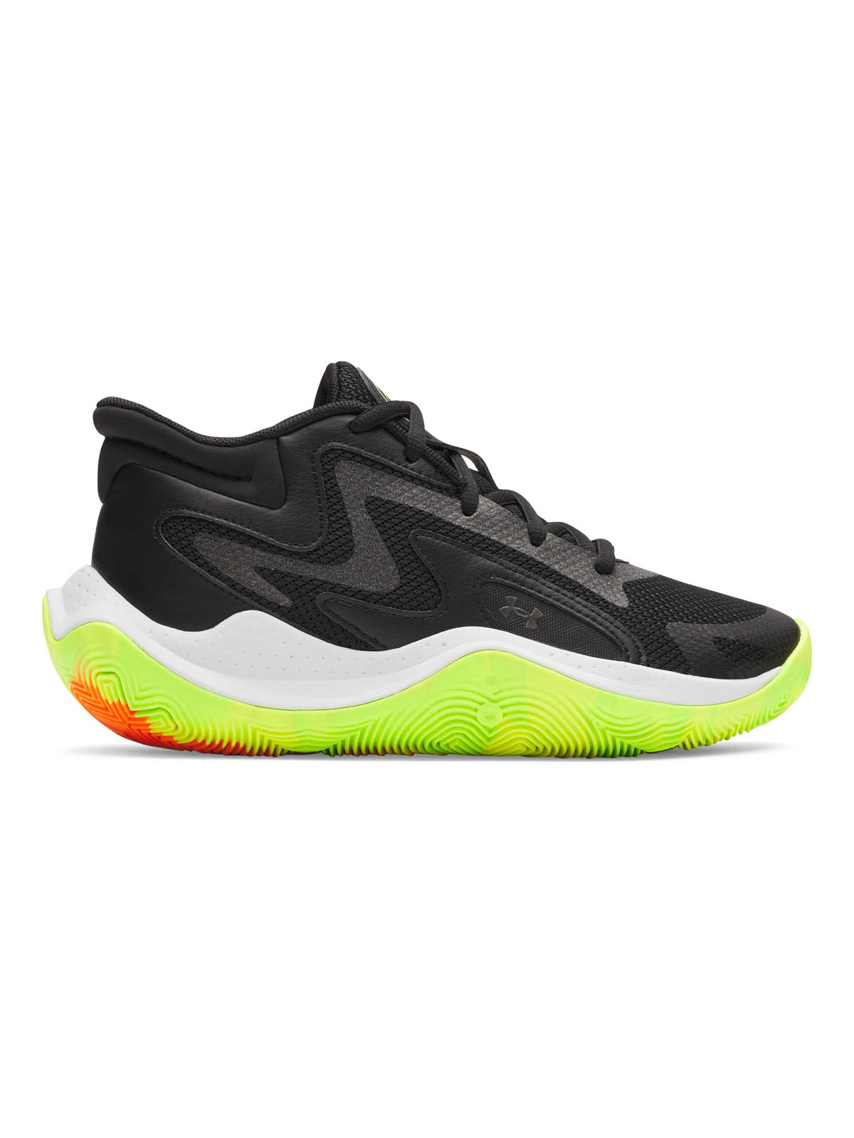 ZAPATILLA UNISEX UA GS JET 25 NEGROUA - 1