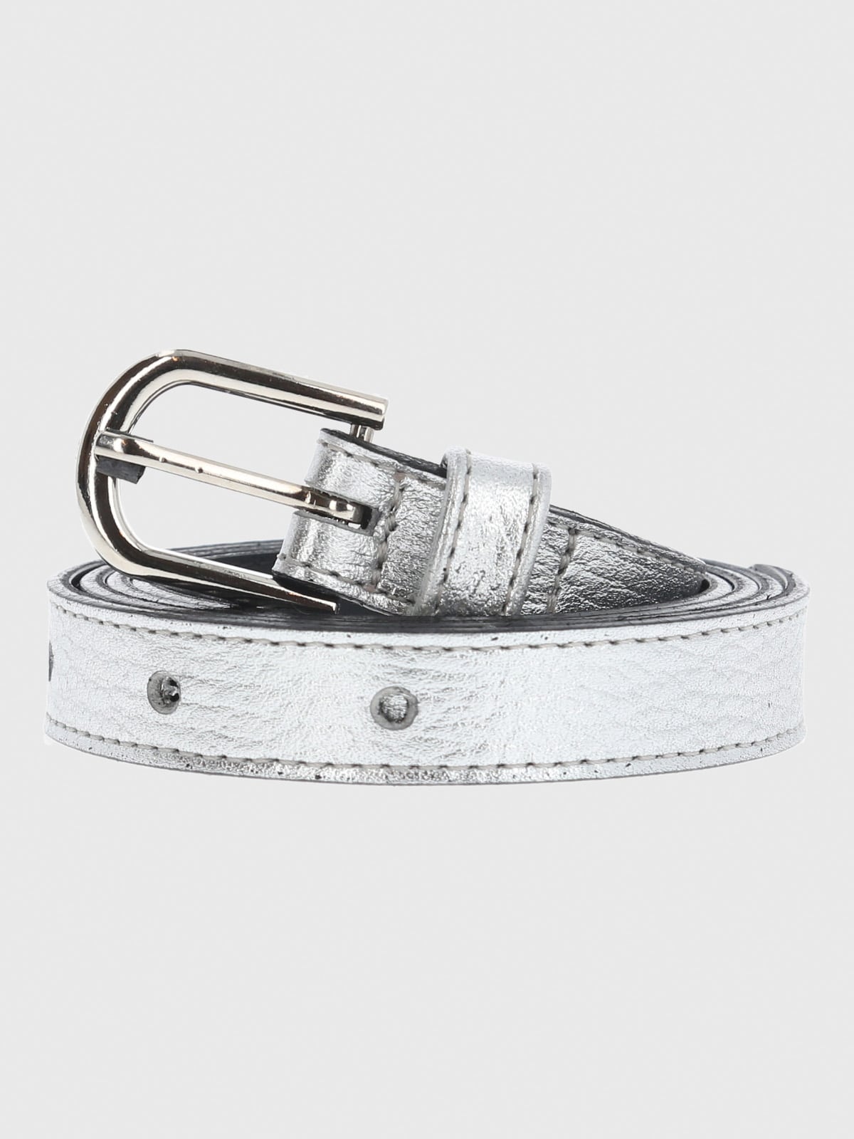 CINTURON CUERO MUJER VEDELIA PLATEADO HUSH PUPPIES - 1