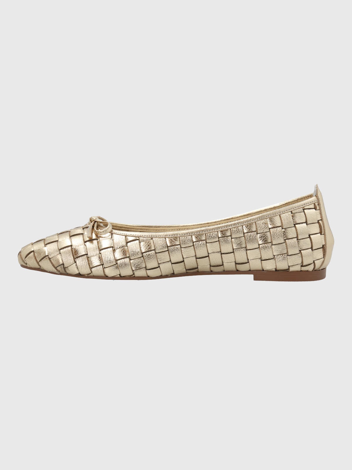 BALLERINA CUERO MUJER GIANNI DORADO HUSH PUPPIES - 6