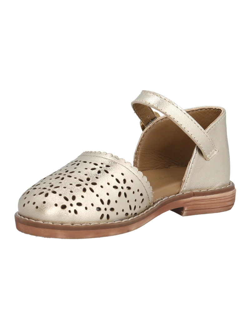 SANDALIA CUERO NIÑA KASU DORADO HUSH PUPPIES - 5