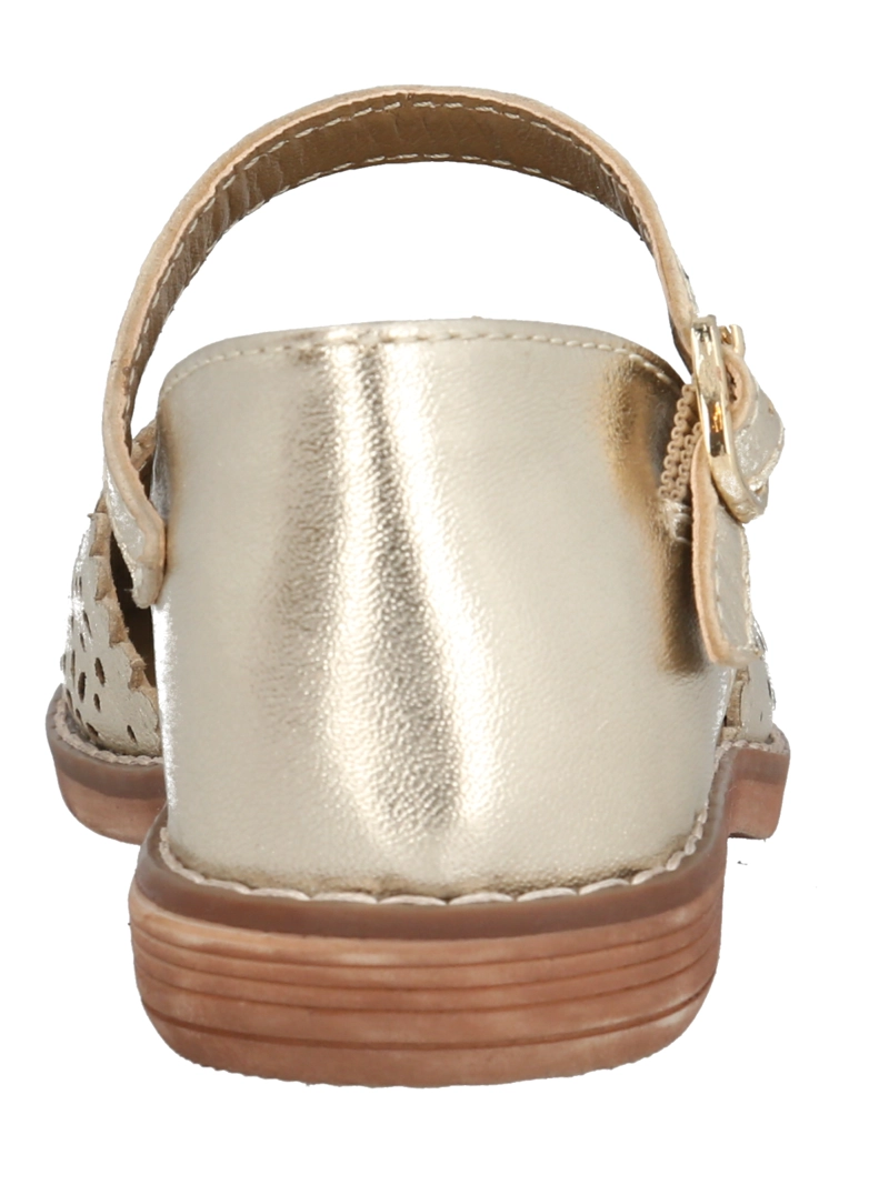 SANDALIA CUERO NIÑA KASU DORADO HUSH PUPPIES - 7
