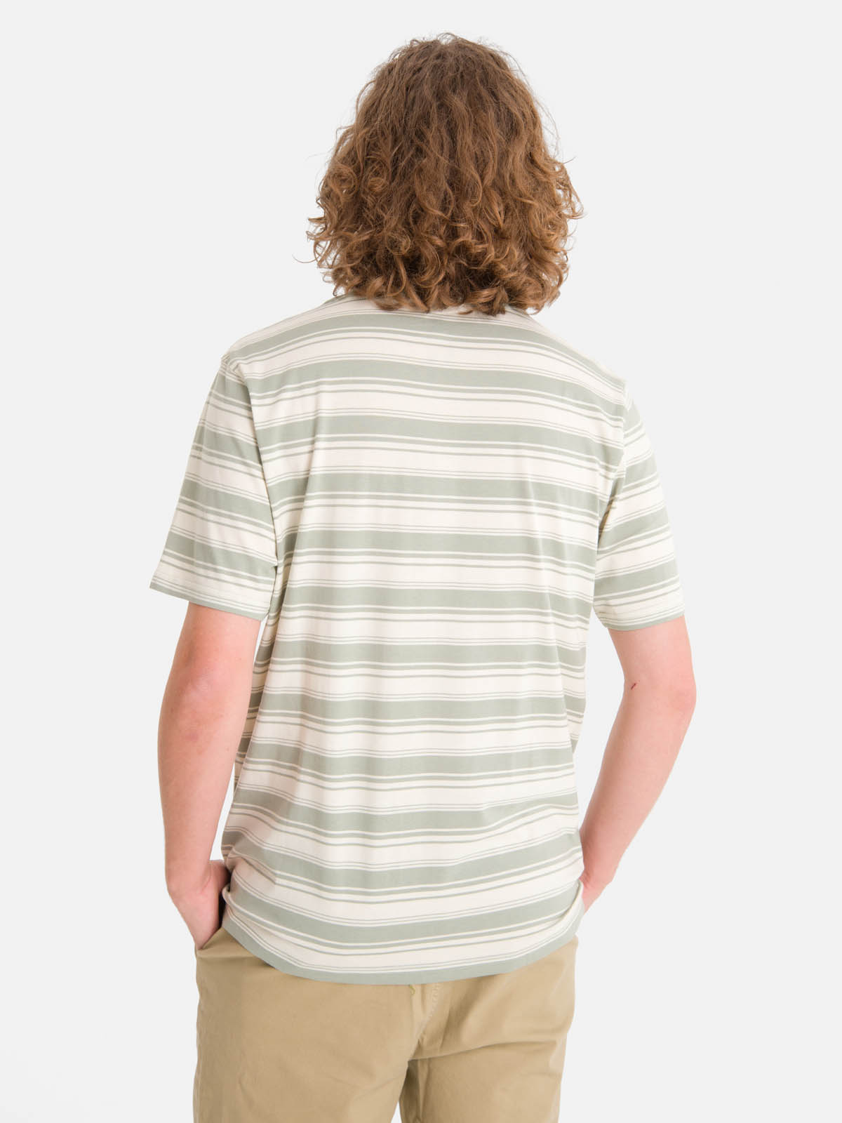 POLERA M/C HOMBRE STRIPE GRIS BURTON - 2