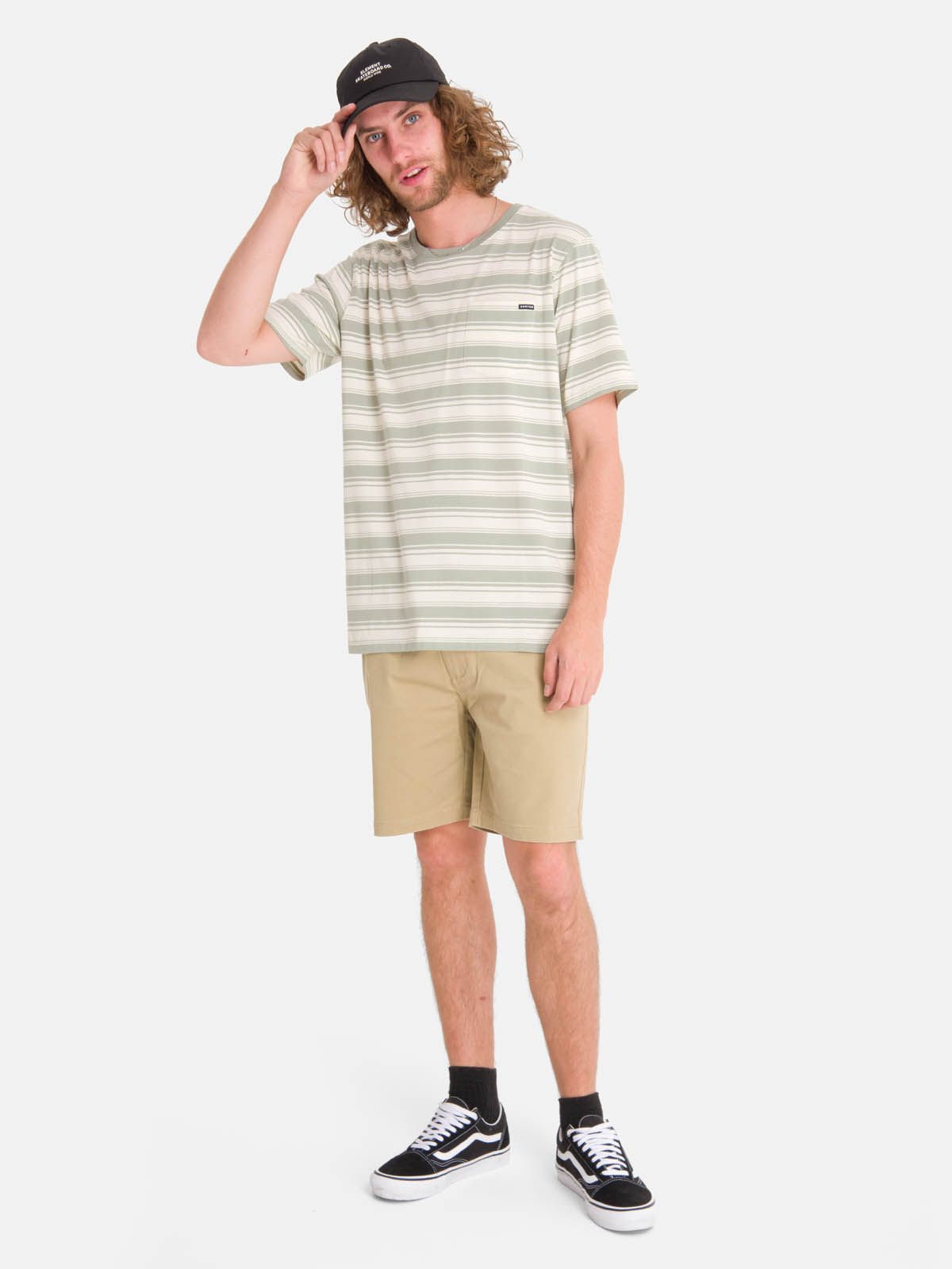 POLERA M/C HOMBRE STRIPE GRIS BURTON - 4