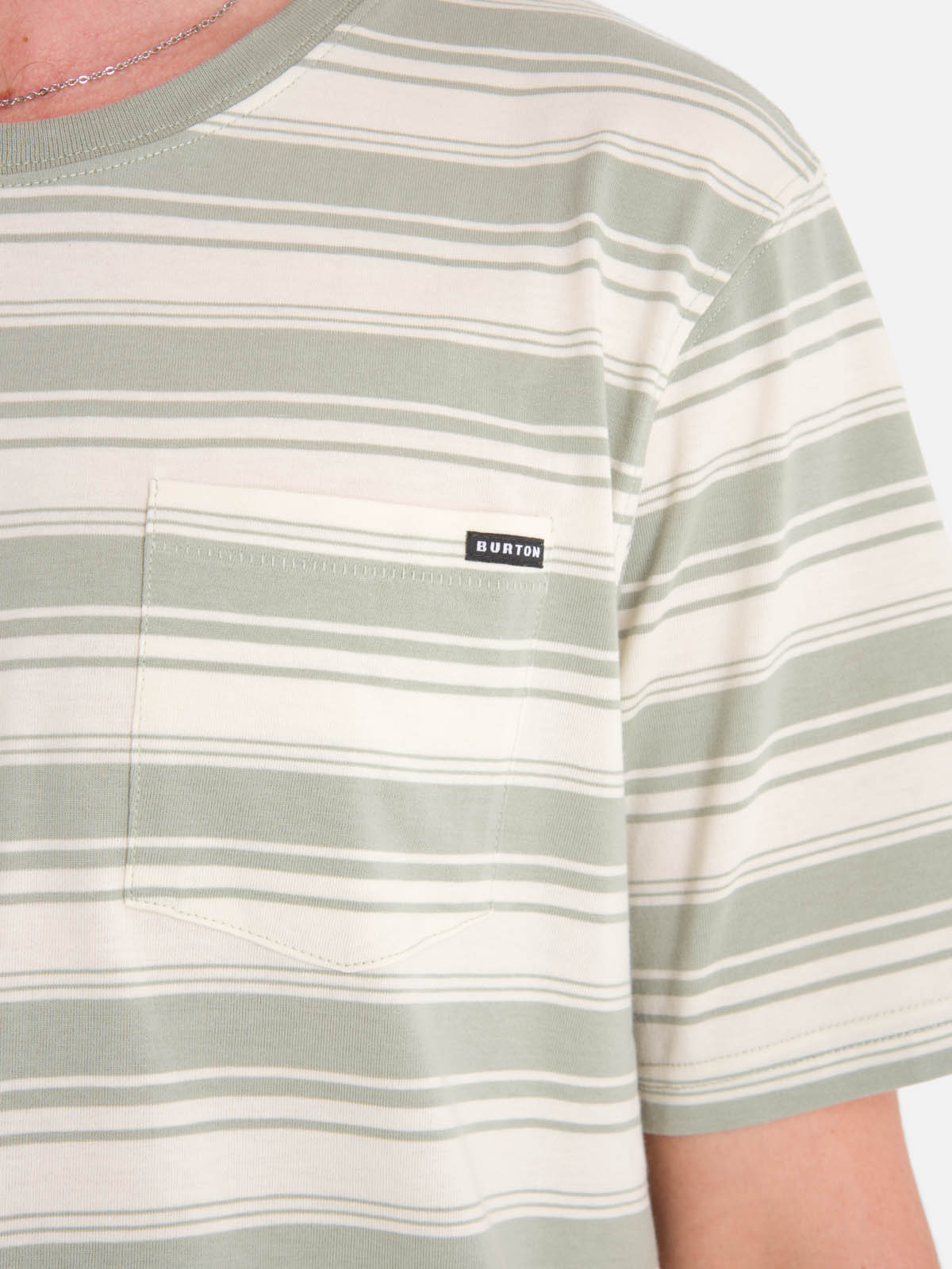 POLERA M/C HOMBRE STRIPE GRIS BURTON - 5