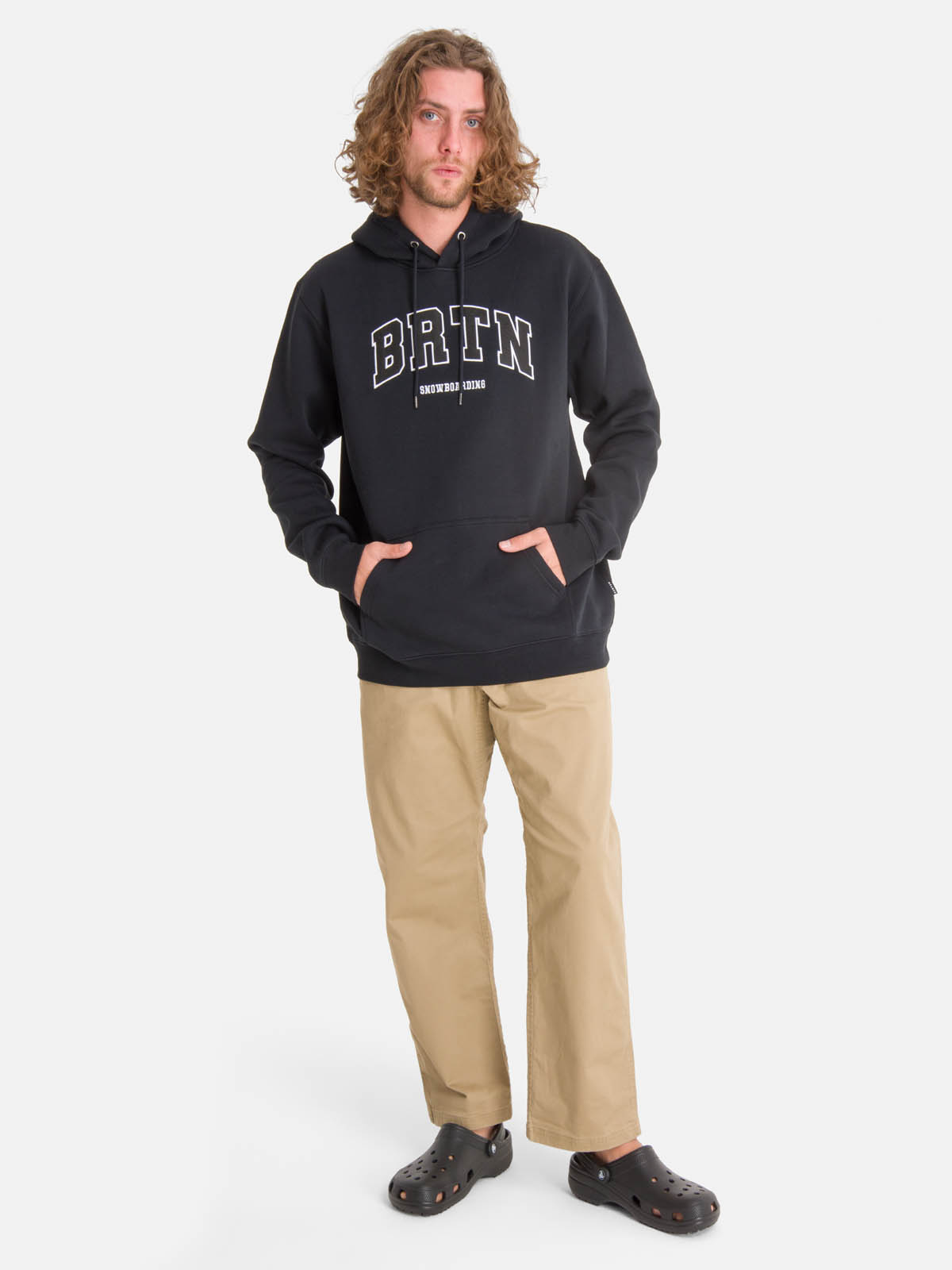 POLERON HOMBRE COLLEGE HOODIE NEGRO BURTON - 4