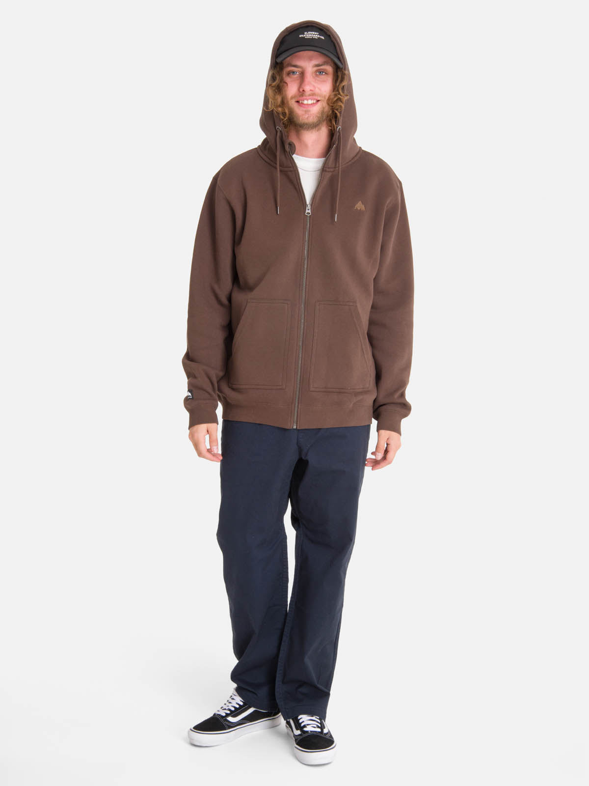 POLERON HOMBRE ELEMENTAL HOODIE CAFE BURTON - 4