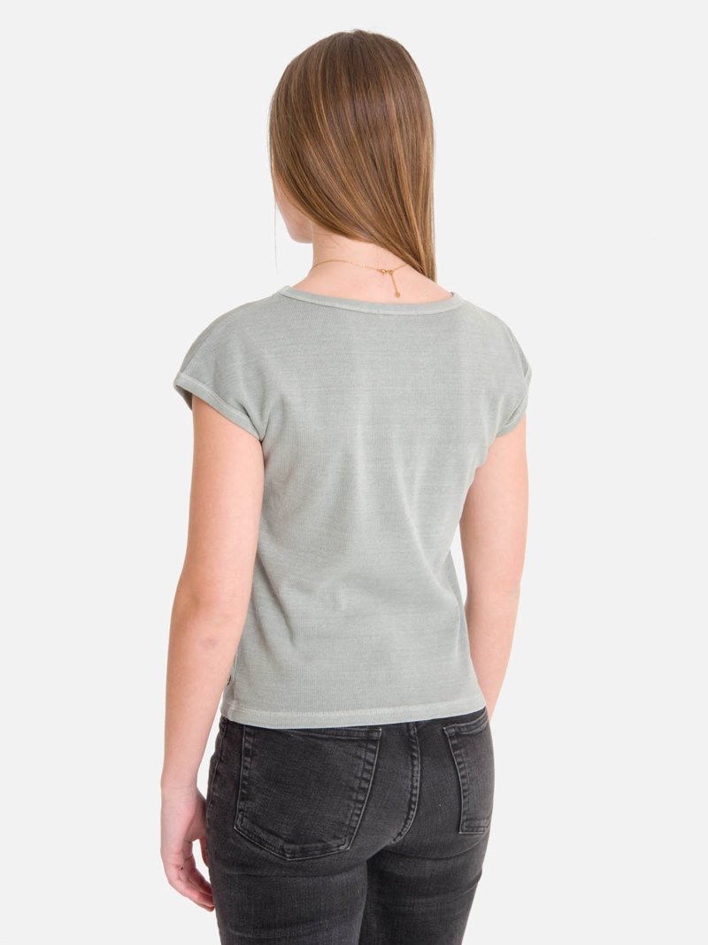 POLERA M/C MUJER ESSENTIAL GRIS BURTON - 2