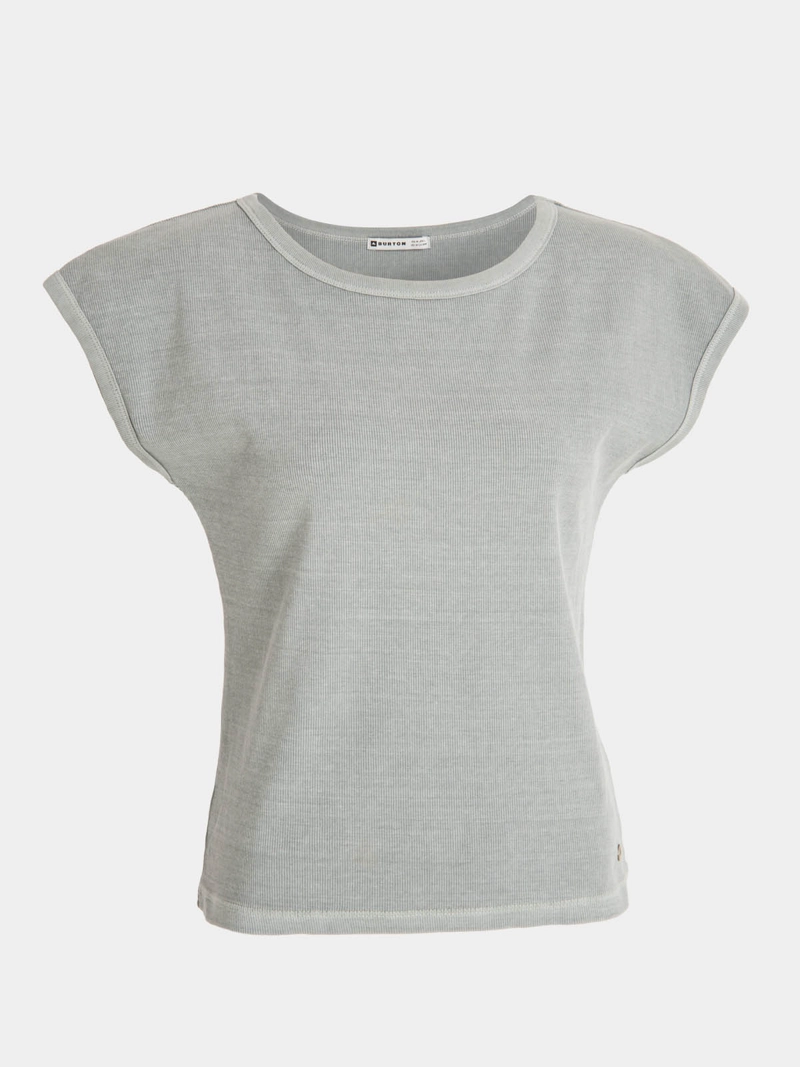 POLERA M/C MUJER ESSENTIAL GRIS BURTON - 6