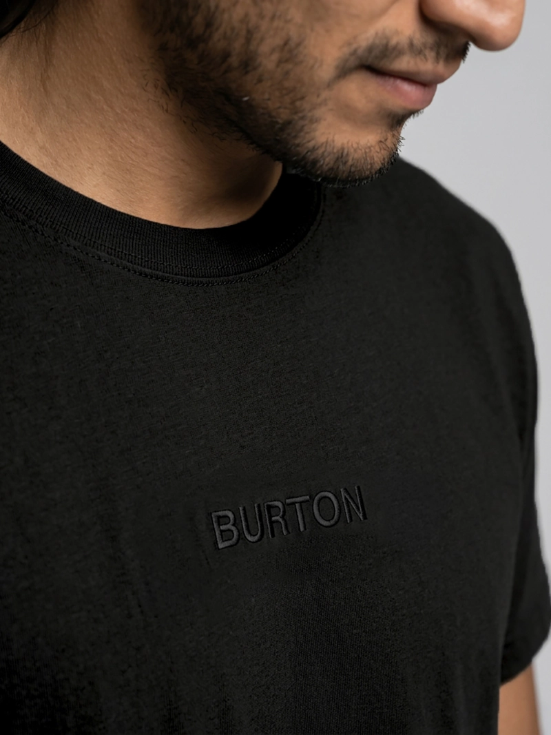 POLERA M/C HOMBRE ESSENTIAL NEGRO BURTON - 2