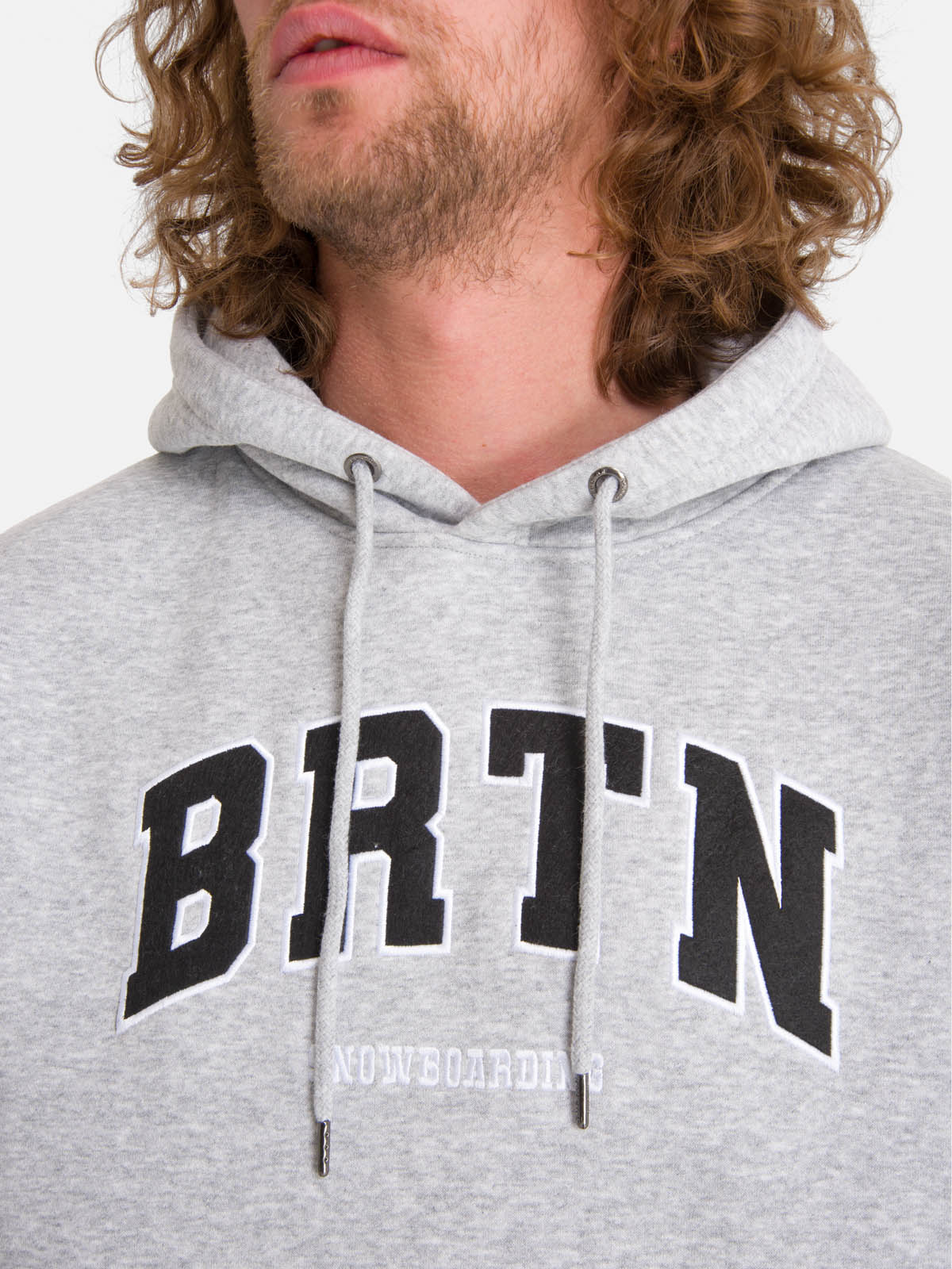 POLERON HOMBRE COLLEGE HOODIE GRIS BURTON - 5