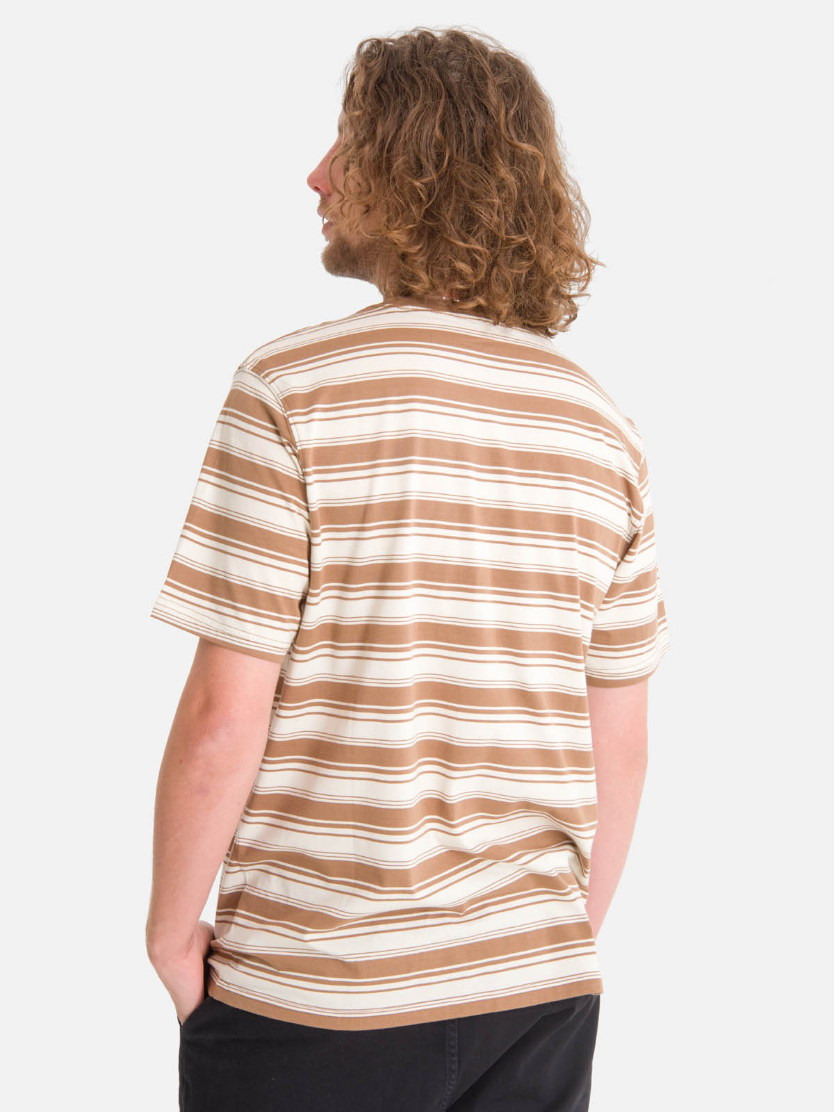 POLERA M/C HOMBRE STRIPE CAFE BURTON - 2