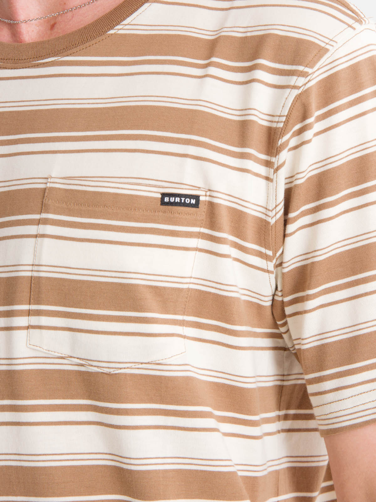 POLERA M/C HOMBRE STRIPE CAFE BURTON - 5
