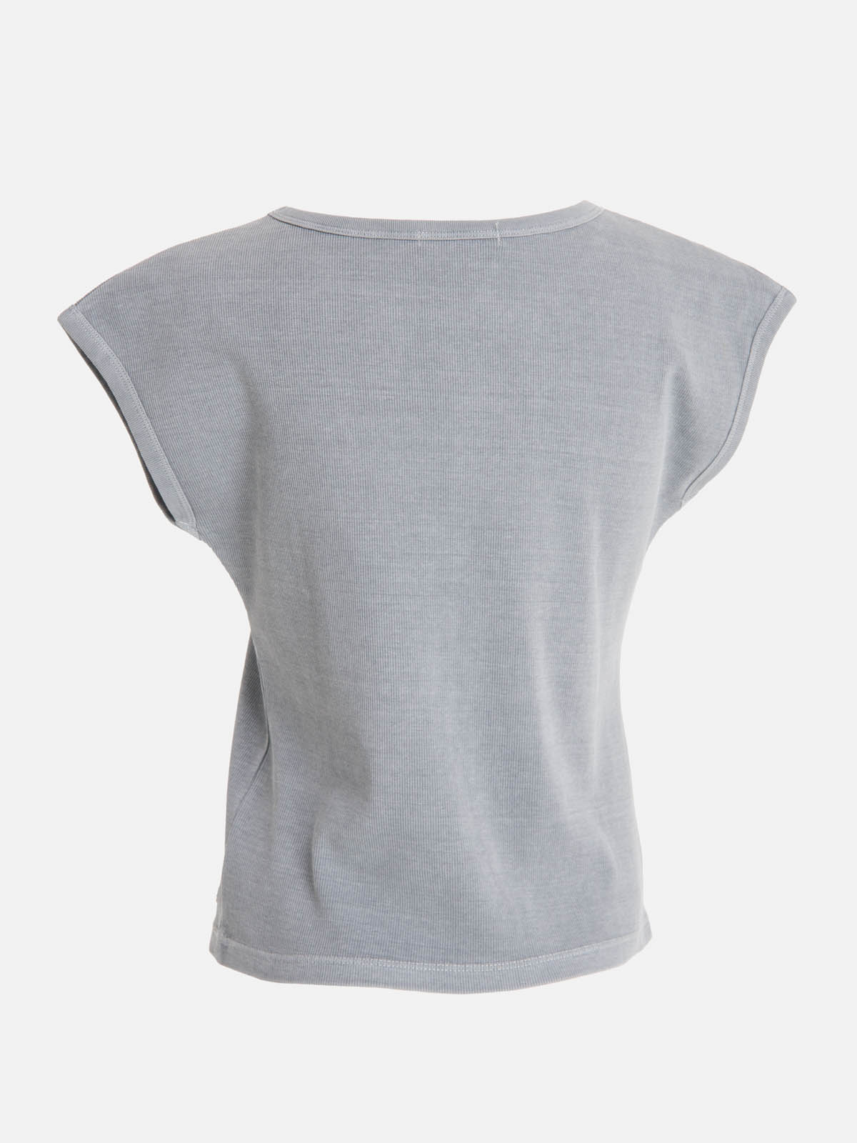 POLERA M/C MUJER ESSENTIAL AZUL BURTON - 7