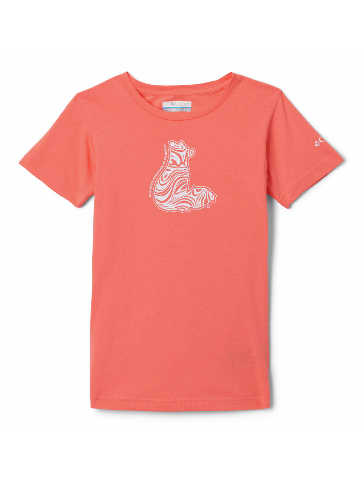 COLUMBIA POLERA MANGA CORTA NIÑA MIION LAKE ROSADO COLUMBIA