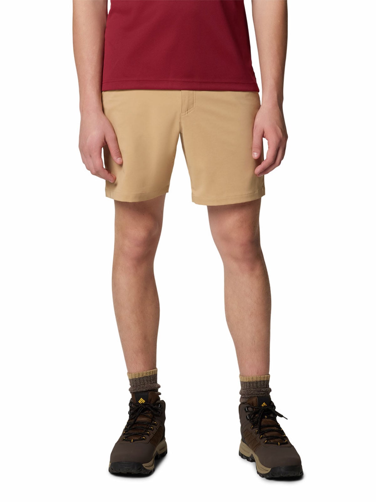 SHORT HOMBRE SAGE PEAK CHINO BEIGE COLUMBIA - 1